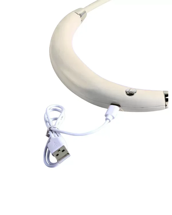 USB Şarjlı Katlanabilir Boyun Fanı - 3 Kademeli Sessiz ve Taşınabilir Tasarım