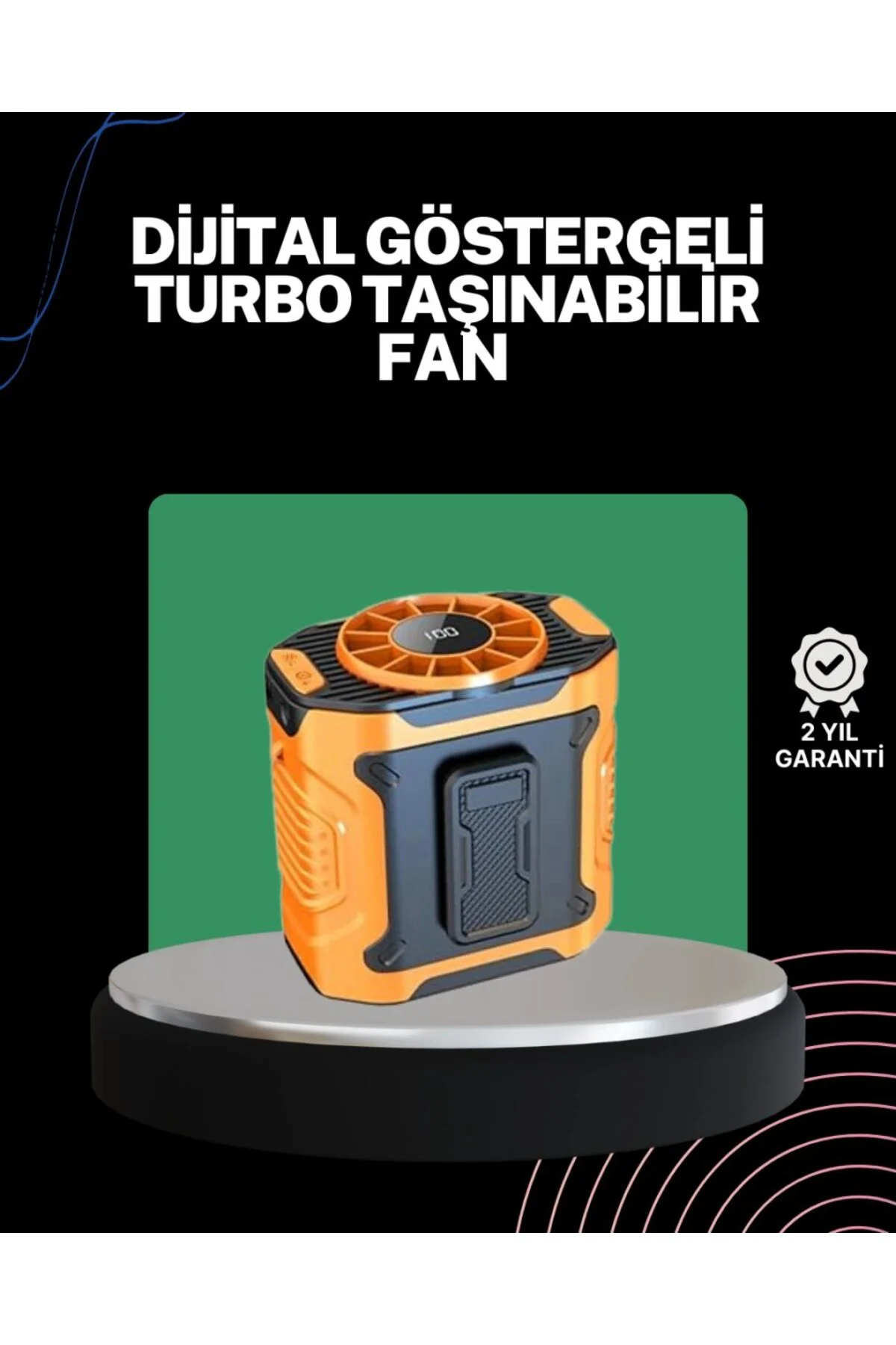 Usb Şarjlı Kompakt El Ve Boyun Fanı Çok Fonksiyonlu