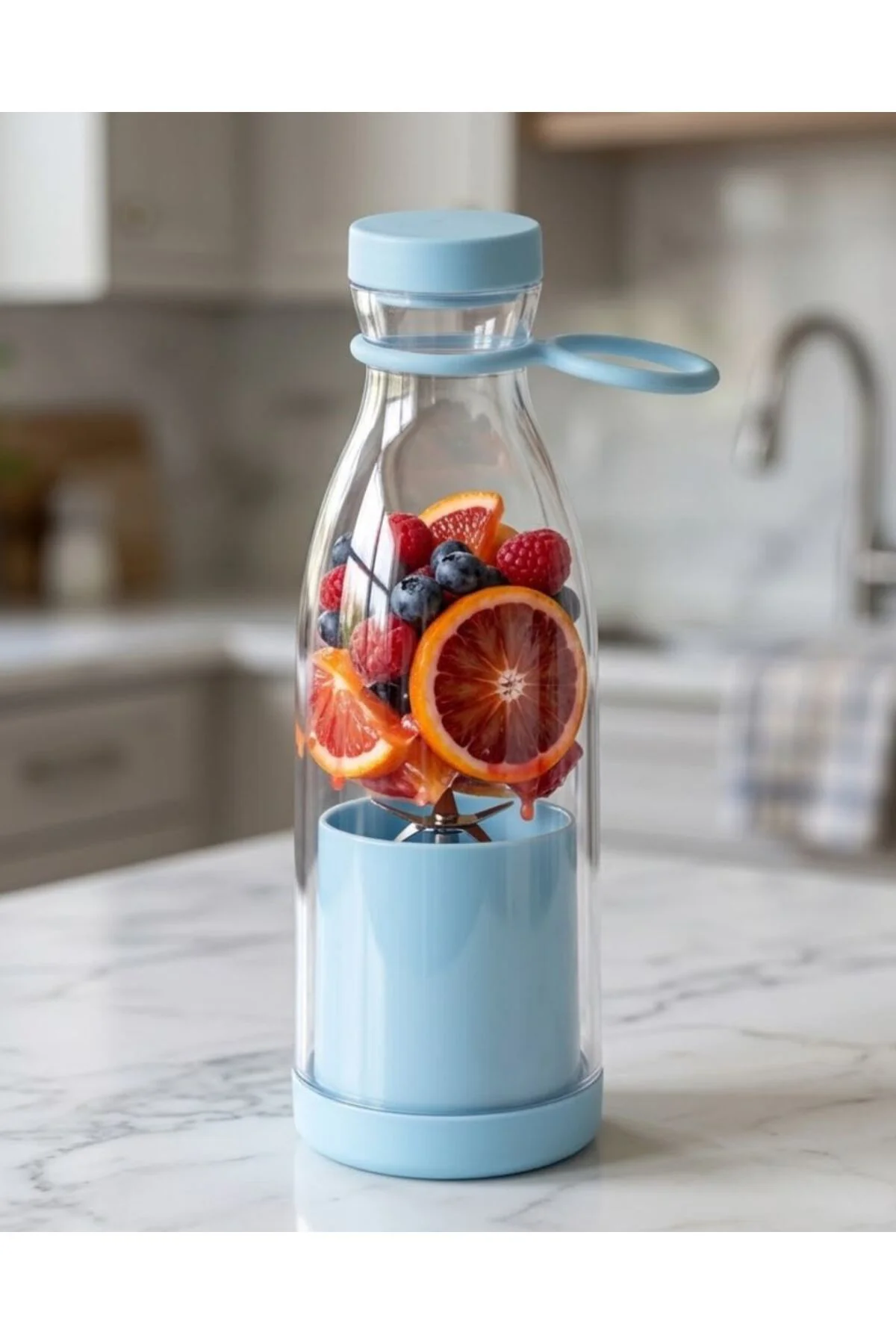 USB Şarjlı Mini Blender 380 ml Taşınabilir Smoothie Yapıcı Pratik
