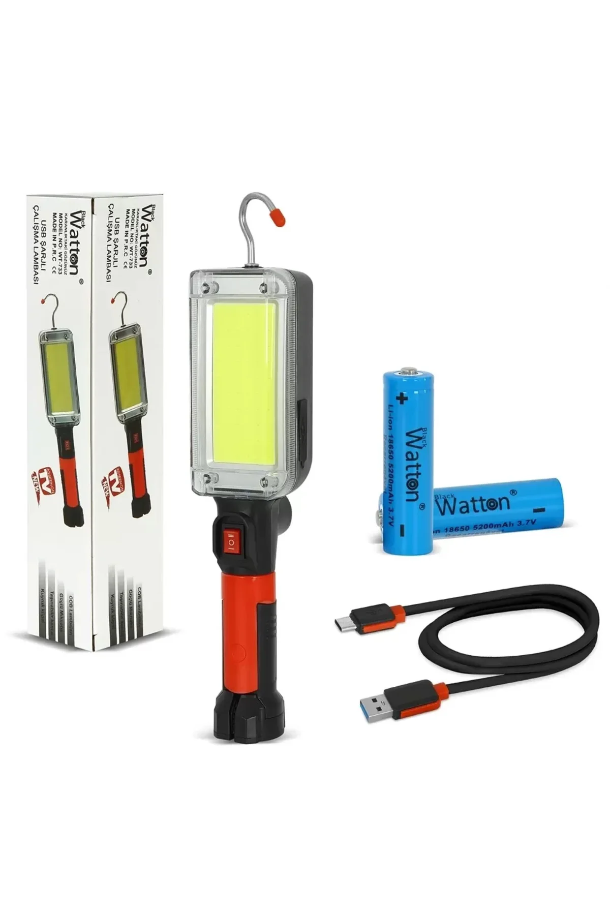 Usb Şarjlı Oto Tamirci Çalışma Lambası Wt-733 Usb Şarjlı Oto Tamirci Çalışma Lambası Wt-733