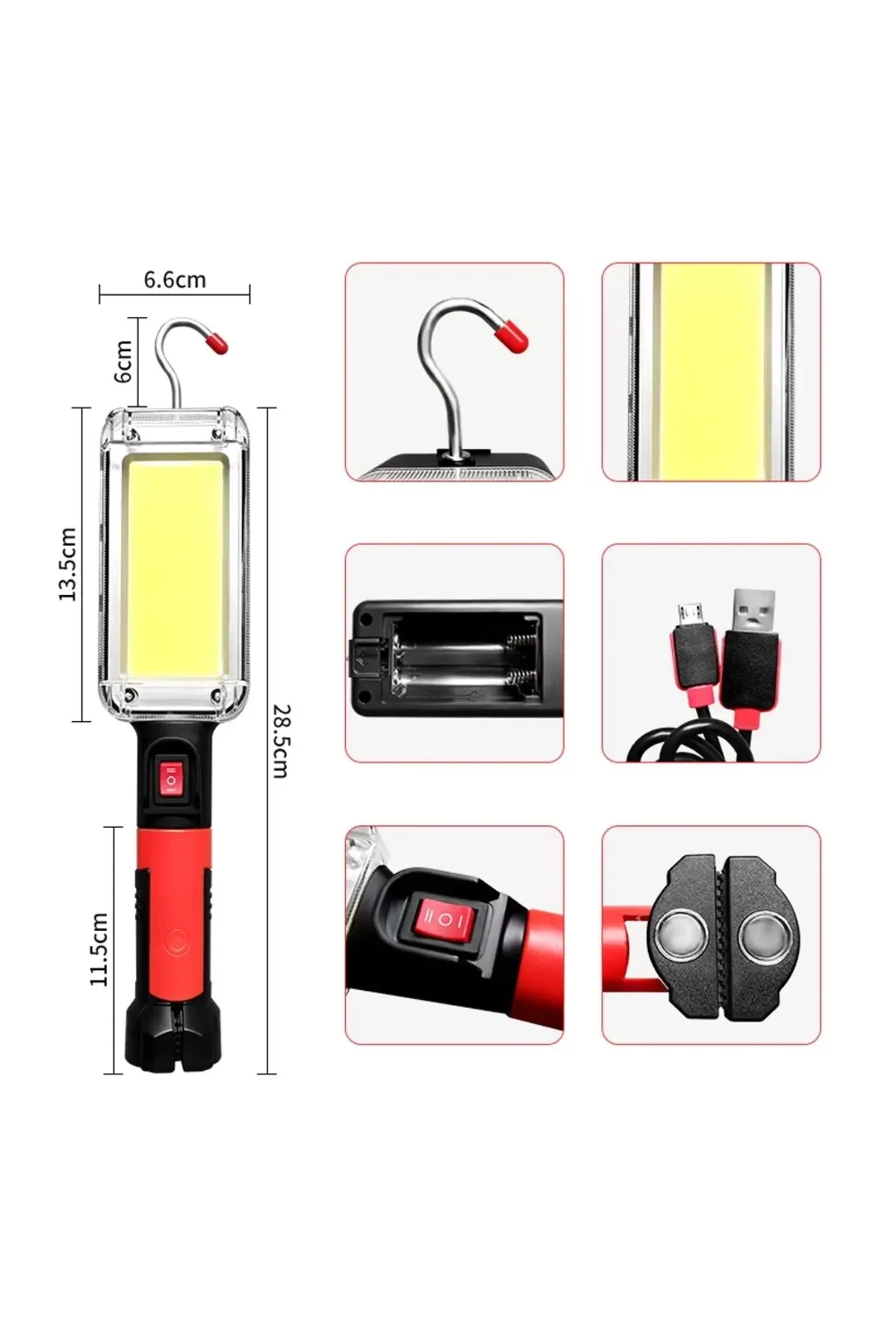 Usb Şarjlı Oto Tamirci Çalışma Lambası Wt-733 Usb Şarjlı Oto Tamirci Çalışma Lambası Wt-733