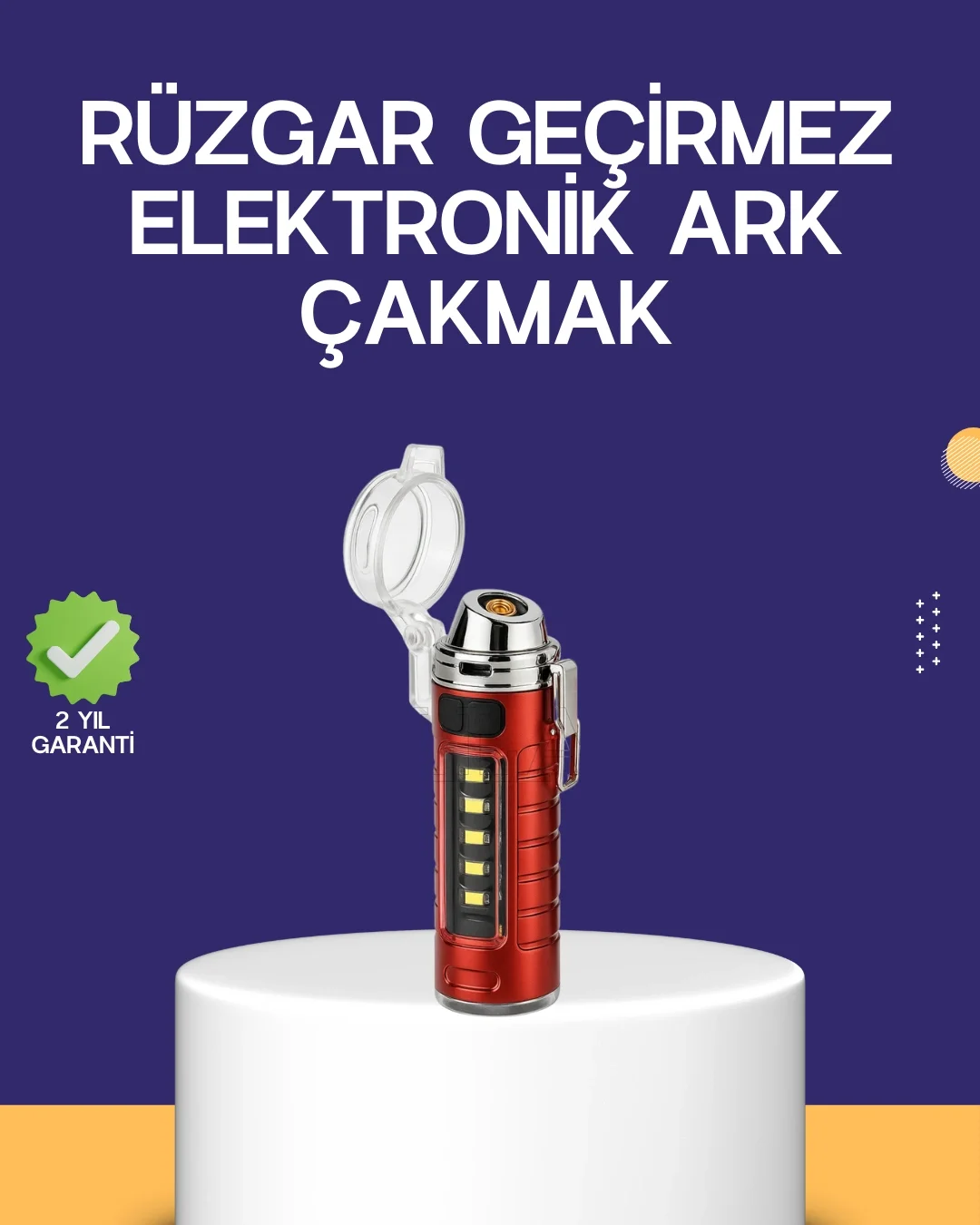 USB Şarjlı Rüzgar Geçirmez Elektrikli Çakmak El Fenerli Fiyatı, Yorumları ve Özellikleri