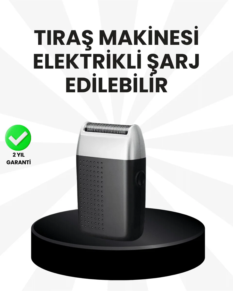 USB Şarjlı Saç ve Sakal Kesme Makinesi - Evde Kuaför Konforu