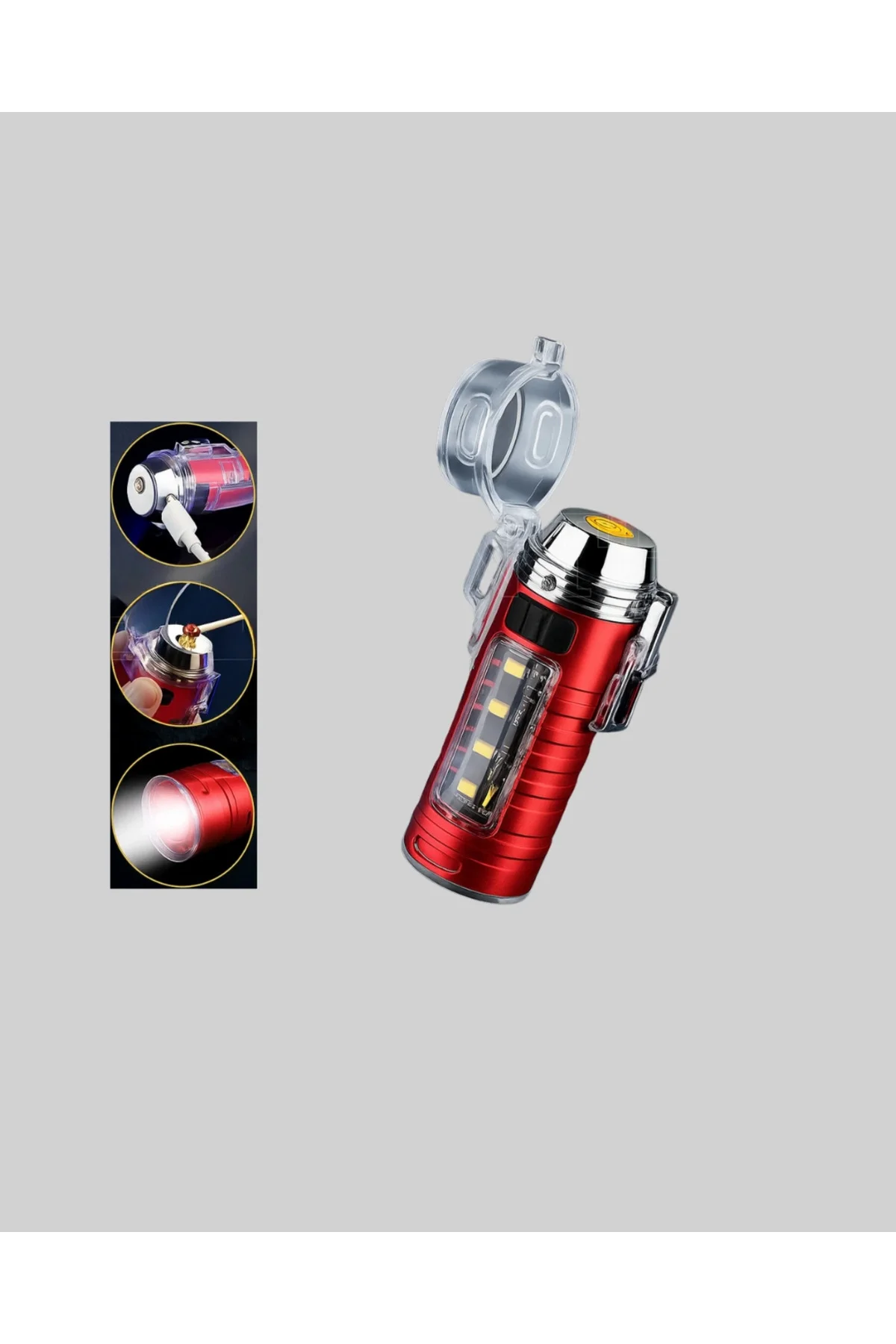 USB Şarjlı Suya Dayanıklı Elektrikli Çakmak