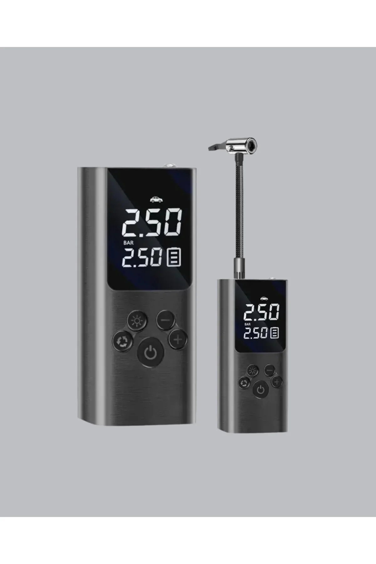 USB Şarjlı Taşınabilir Hava Kompresörü Dijital Ekranlı