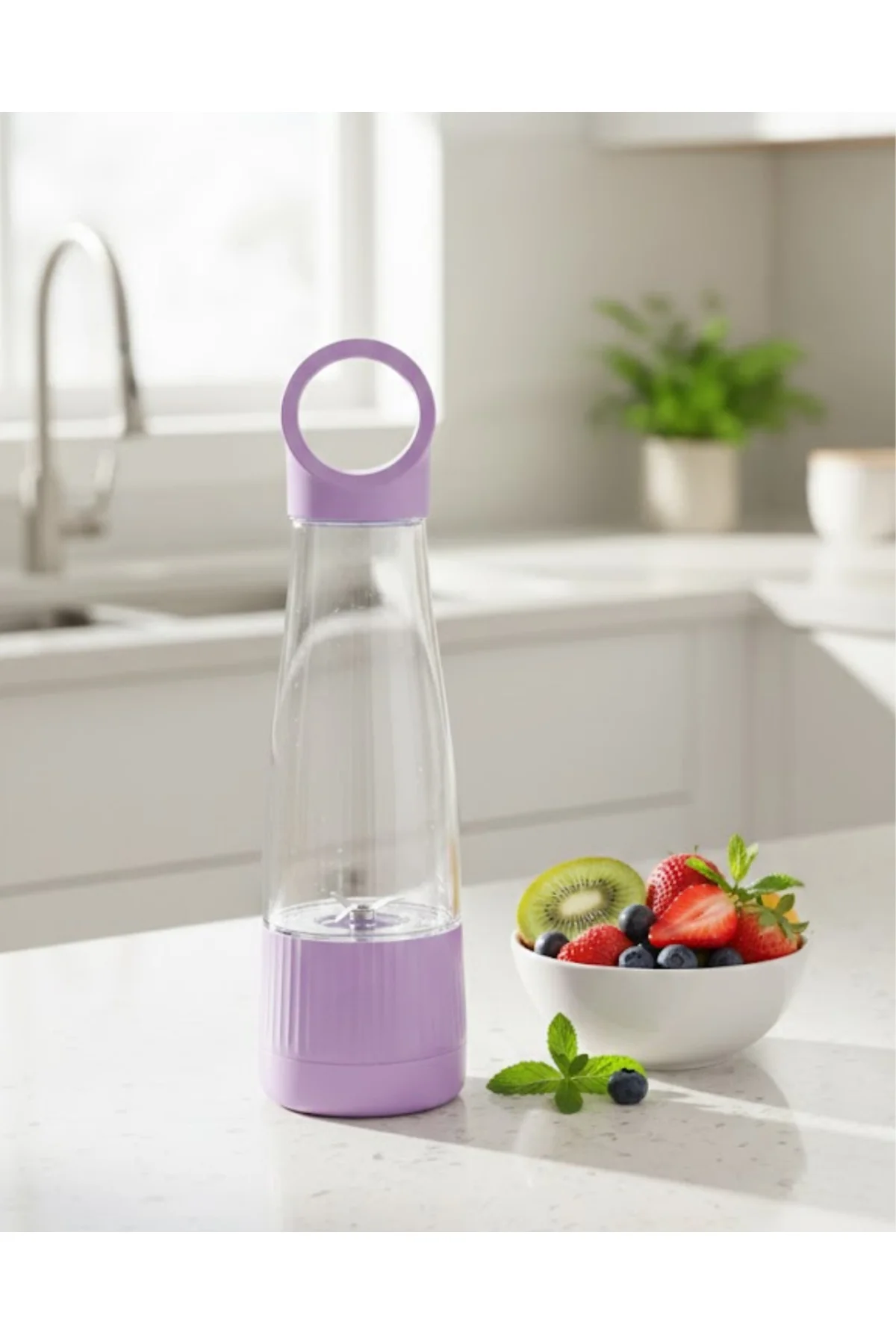 Usb Şarjlı Taşınabilir Smoothie Blender 400 Ml