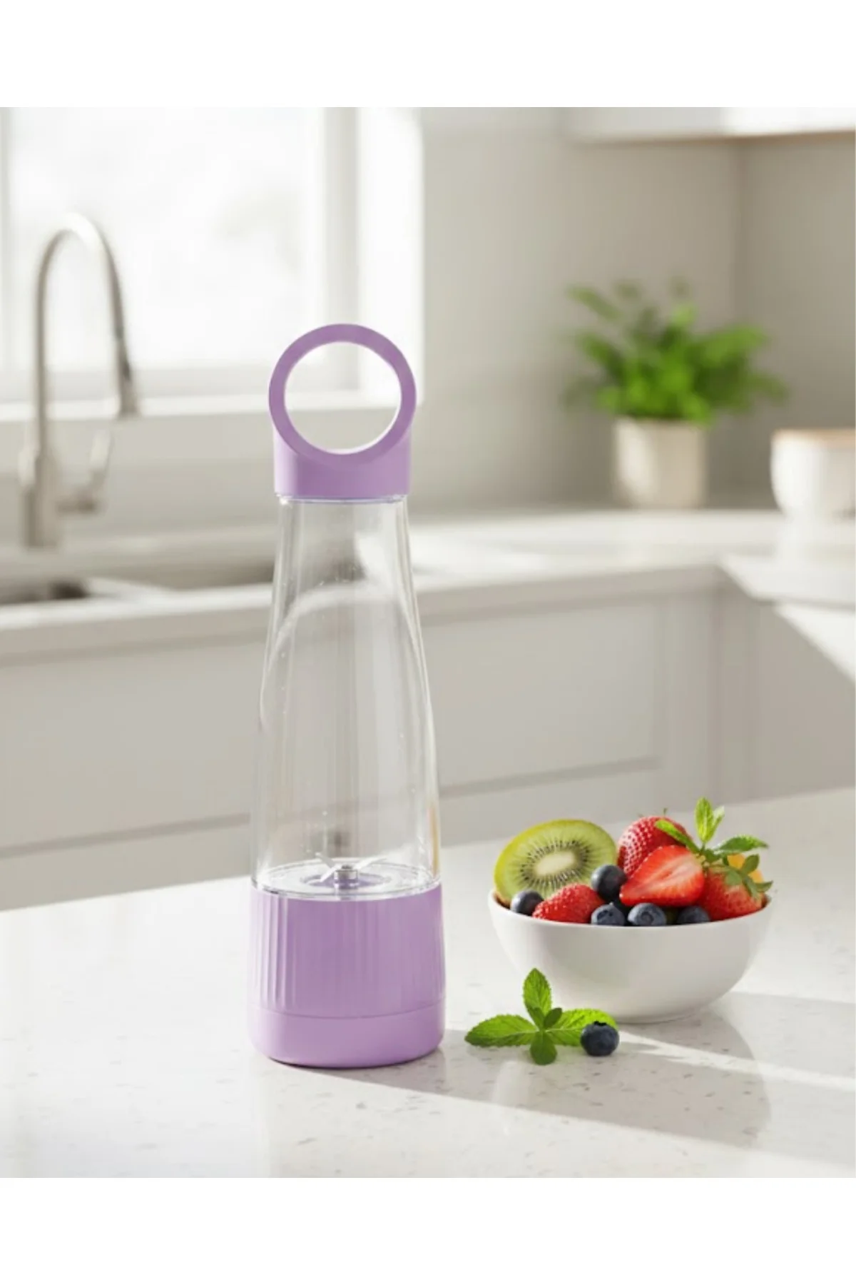 Usb Şarjlı Taşınabilir Smoothie Blender 400 Ml