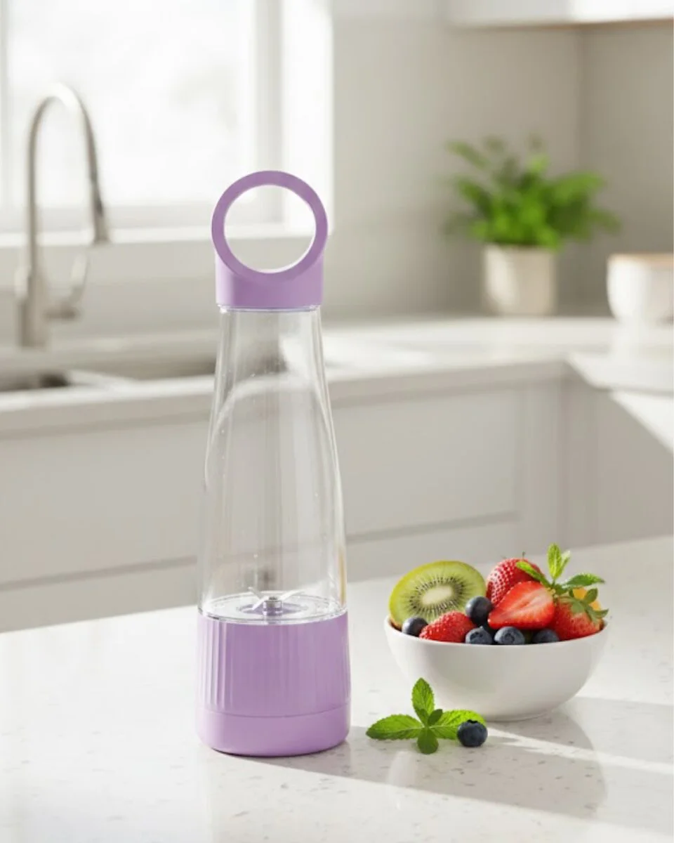 USB Şarjlı Taşınabilir Smoothie Blender 400 ml - Pratik ve Şık Meyve Suyu Makinesi