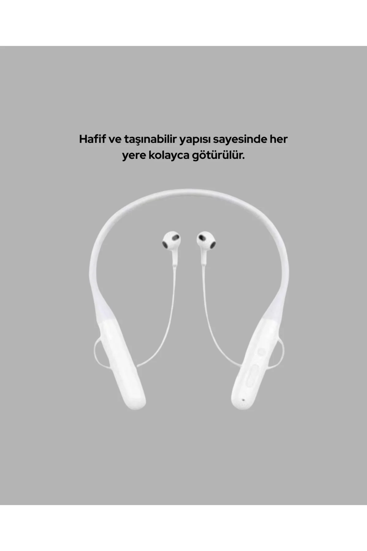 USB Şarjlı Uzun Ömürlü Boyun Askılı Bluetooth Kulaklık