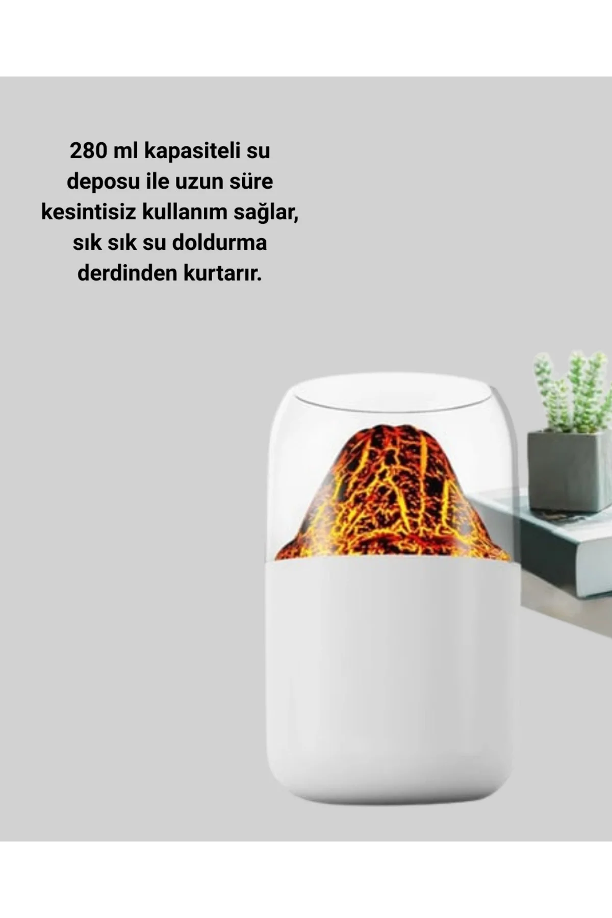 USB Şarjlı Volkanik Tasarımlı Buhar Makinesi
