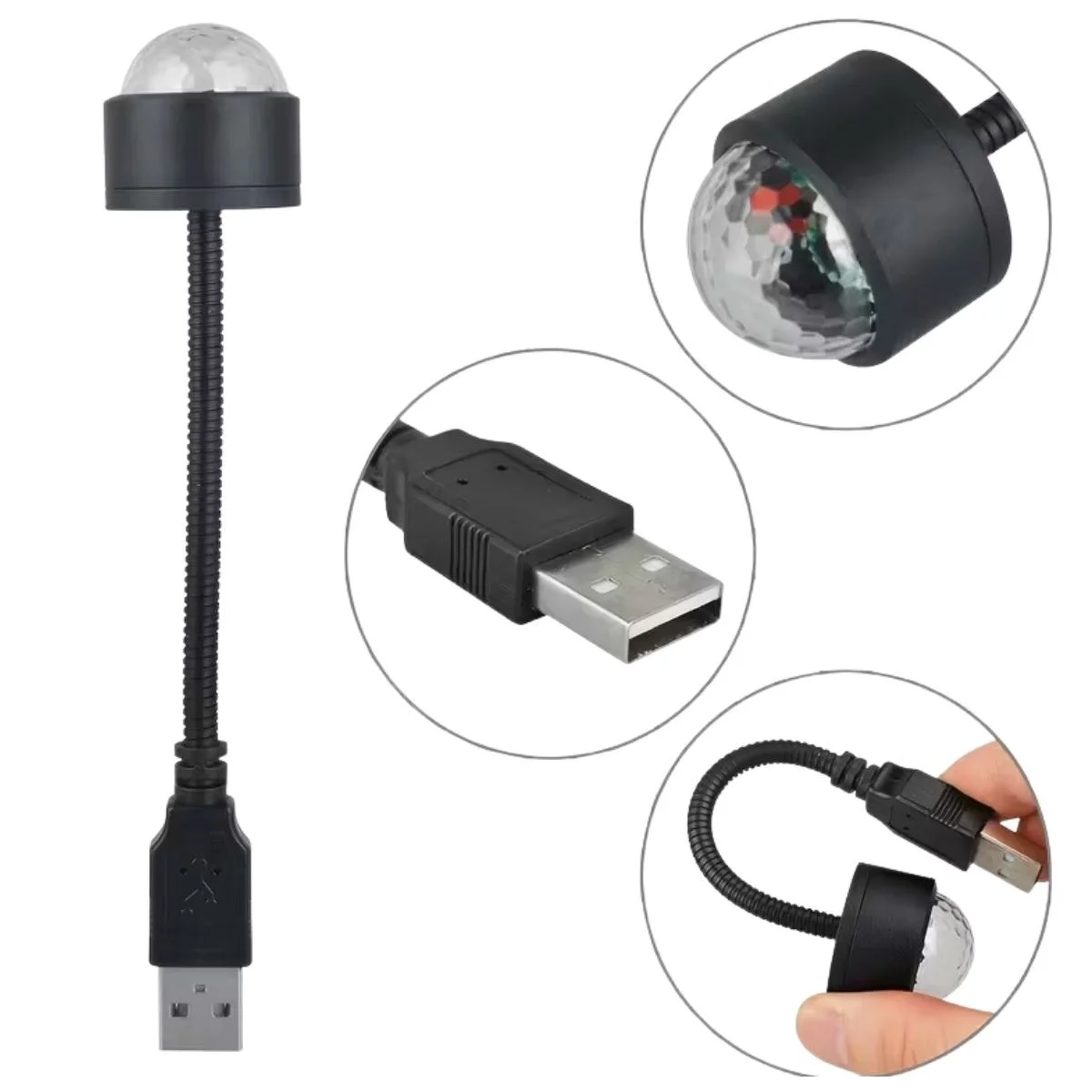 USB Sese Duyarlı 8 Farklı Mod Işıklı LED Atmosfer Işığı – Ambiyans Aydınlatması Fiyatı, Yorumları ve Özellikleri