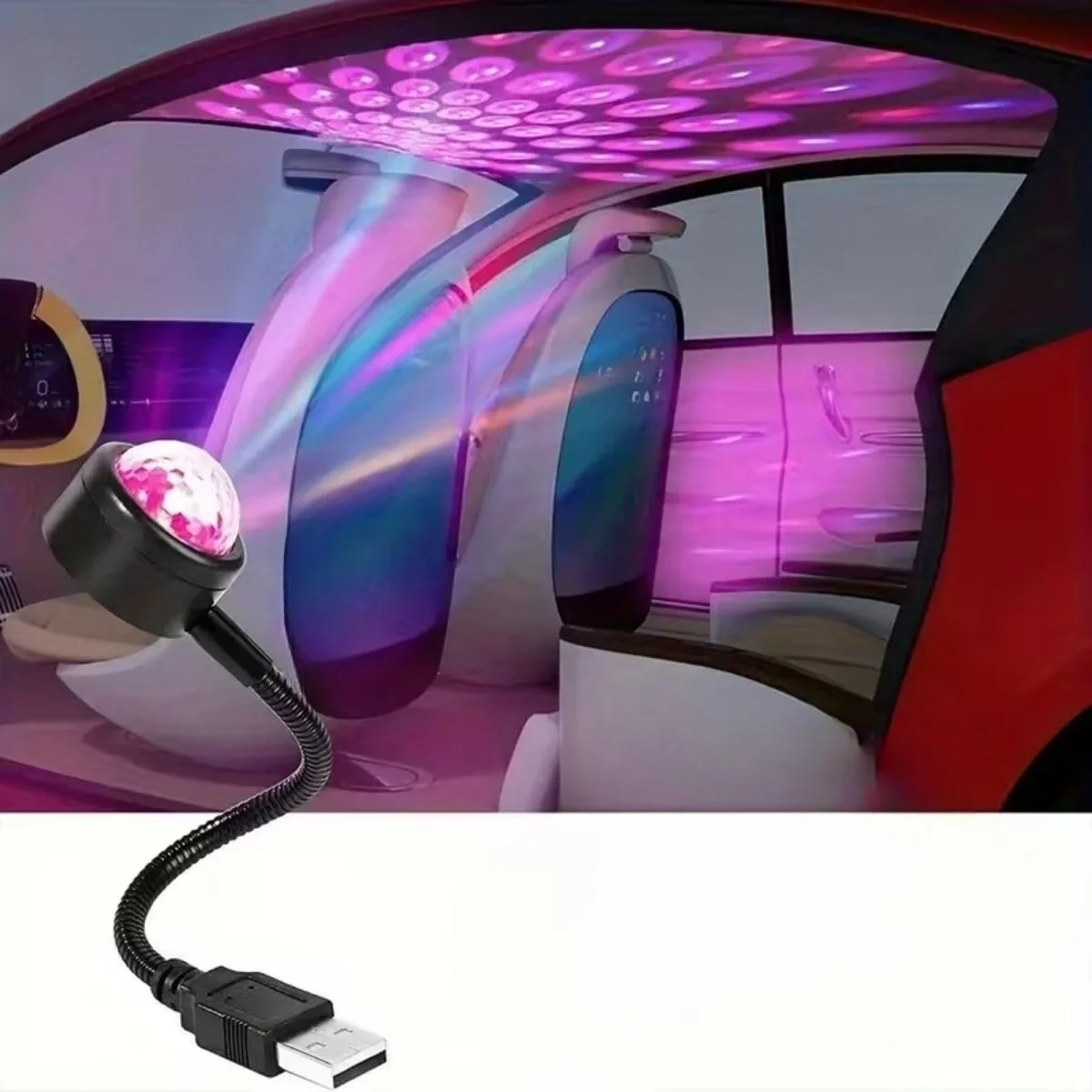 USB Sese Duyarlı 8 Farklı Mod Işıklı LED Atmosfer Işığı – Ambiyans Aydınlatması Fiyatı, Yorumları ve Özellikleri