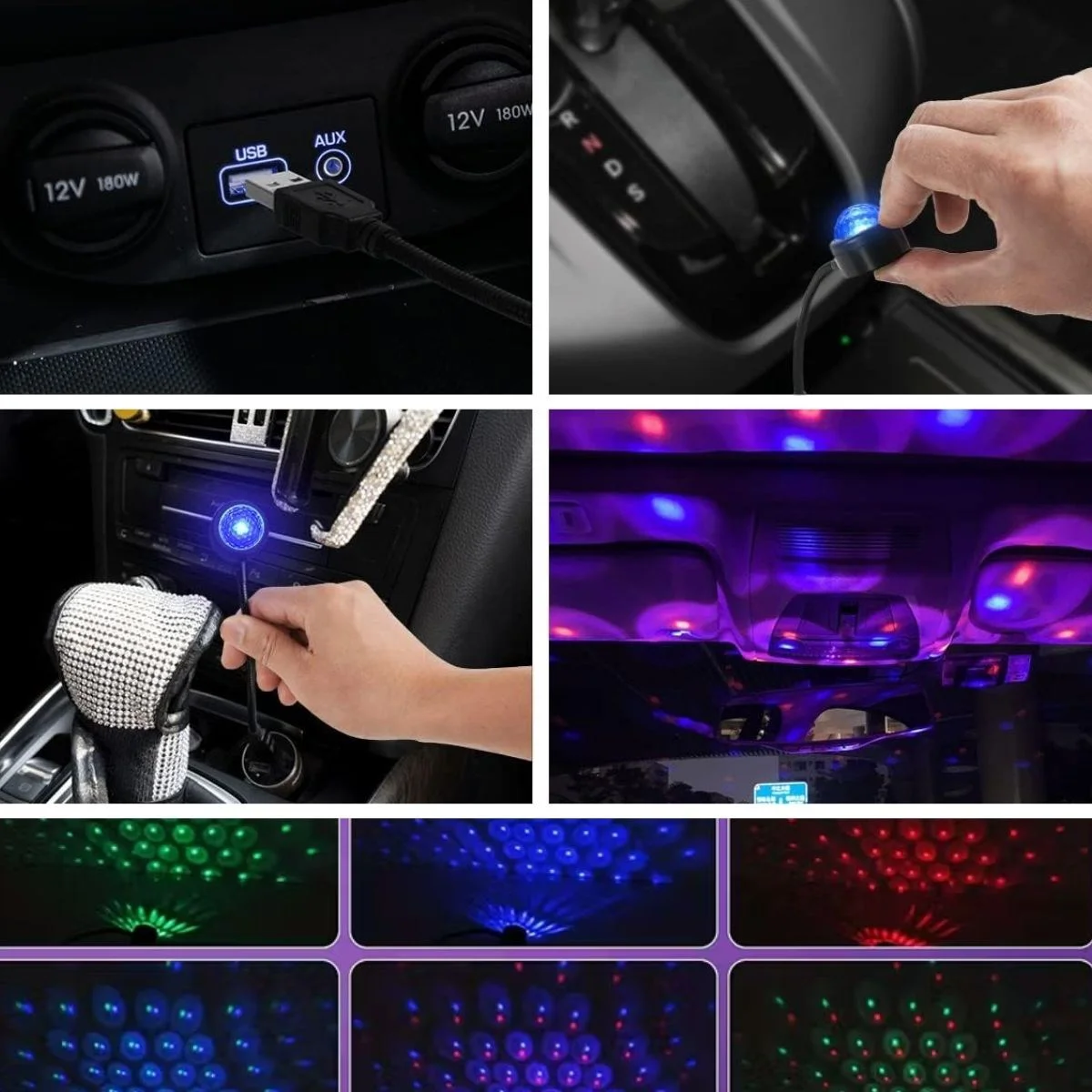 USB Sese Duyarlı 8 Farklı Mod Işıklı LED Atmosfer Işığı – Ambiyans Aydınlatması Fiyatı, Yorumları ve Özellikleri