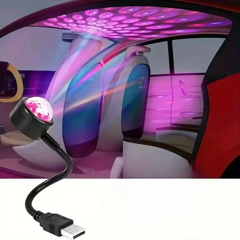 USB Sese Duyarlı 8 Farklı Mod Işıklı LED Atmosfer Işığı – Ambiyan