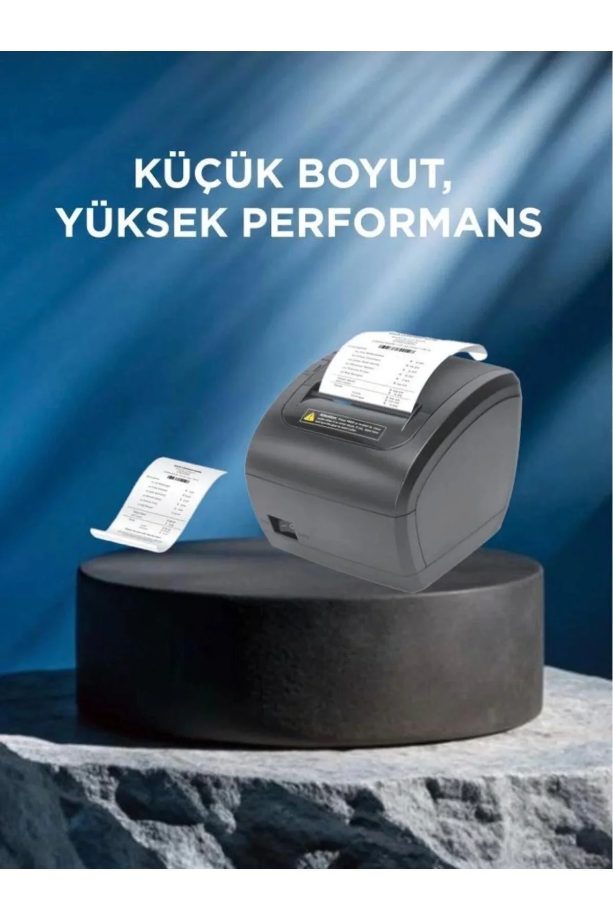USB termal barkod etiket yazıcı siyah 2 yıl garantili 220-240V 50/60Hz C/F prizli
