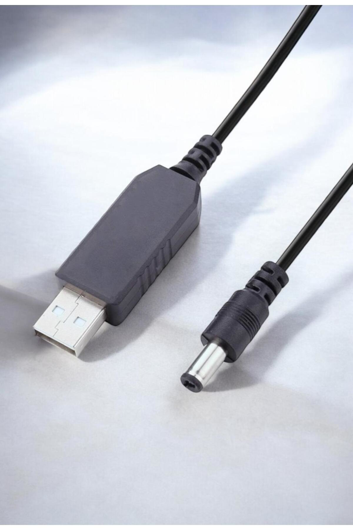 USB to DC 5.5x2.5mm Uçlu 9V – 1A Dönüştürücü Adaptör – 5V’tan 9V’