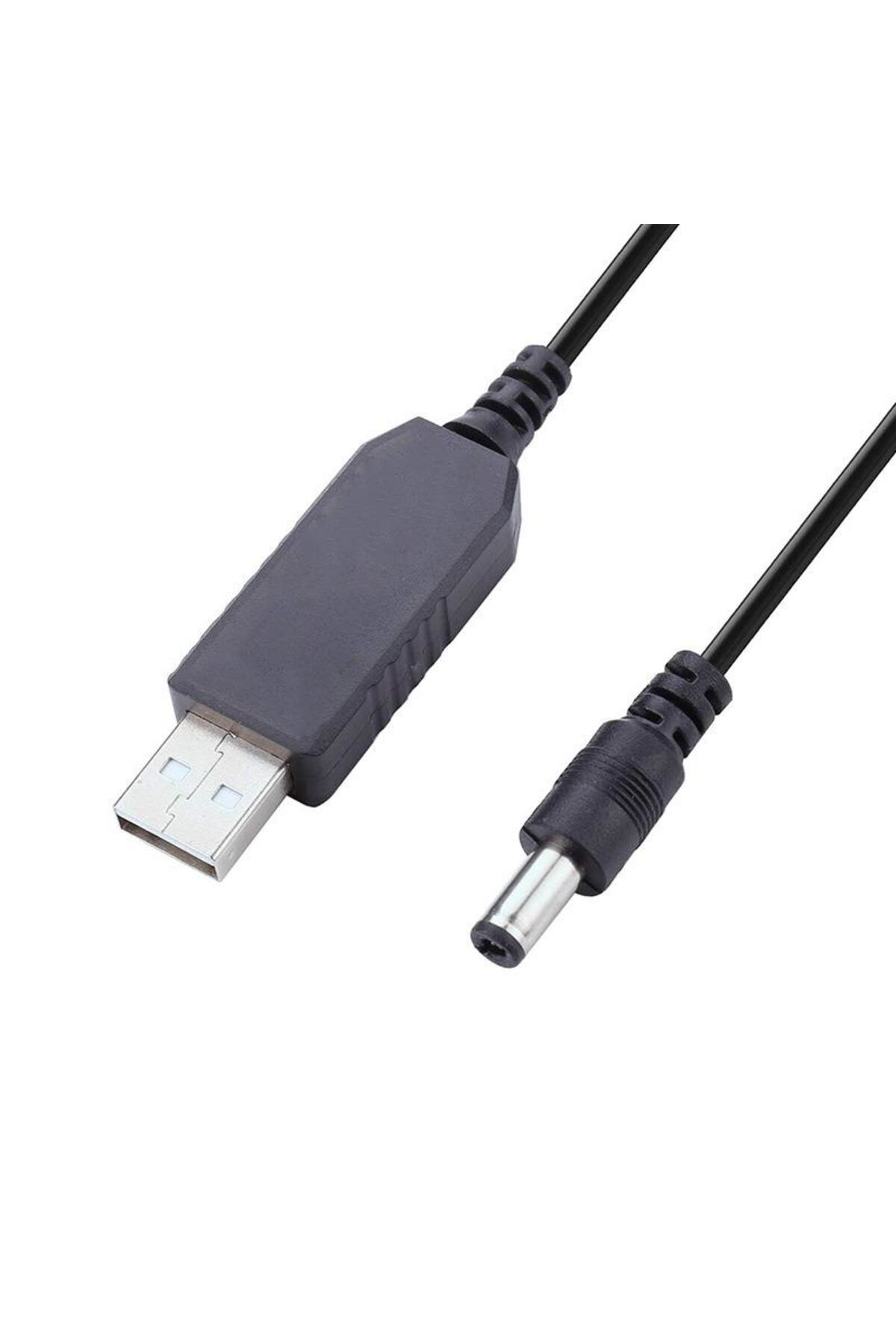 USB to DC 5.5x2.5mm Uçlu 9V – 1A Dönüştürücü Adaptör – 5V’tan 9V’