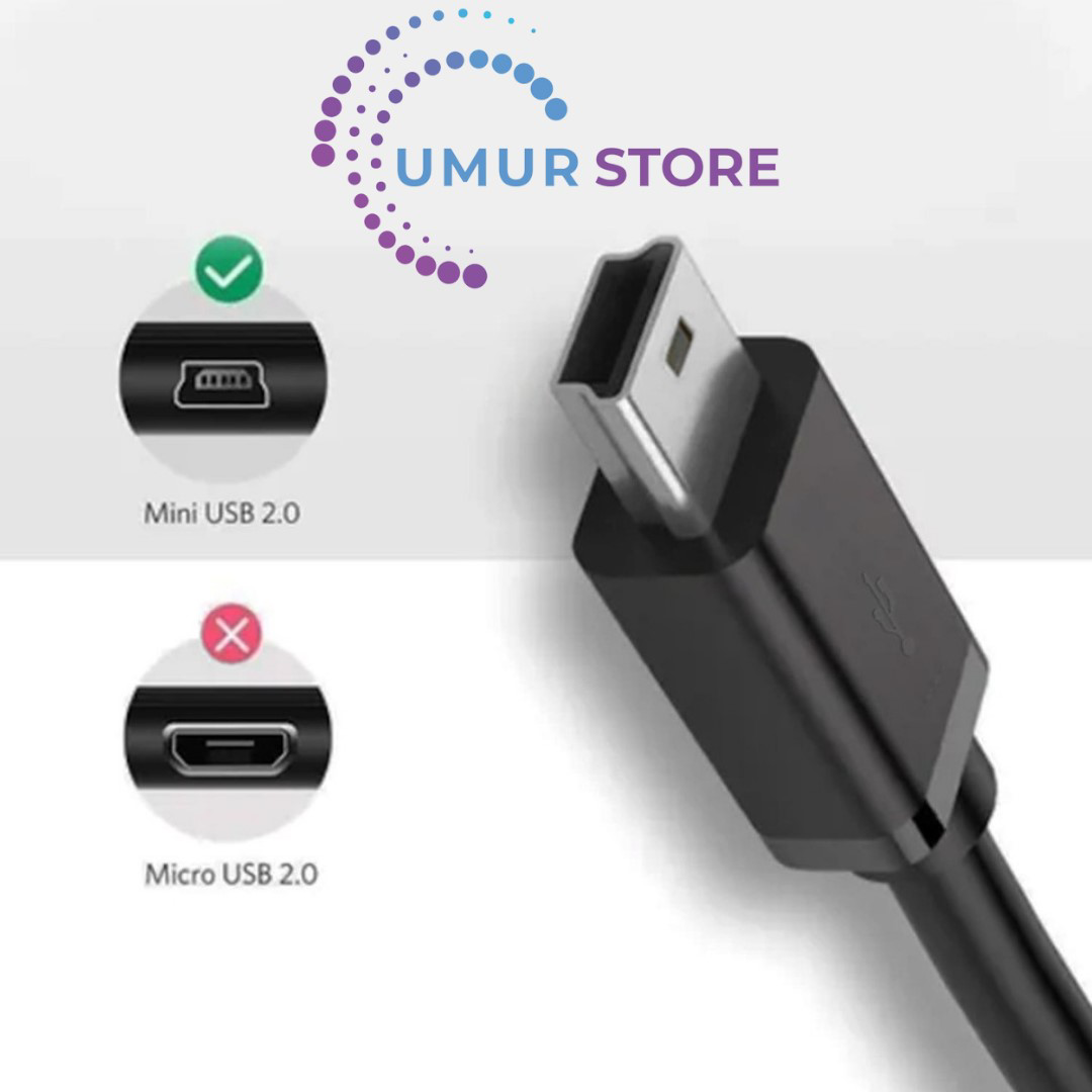 USB to Mini Uyumlu Data ve Şarj Kablosu
