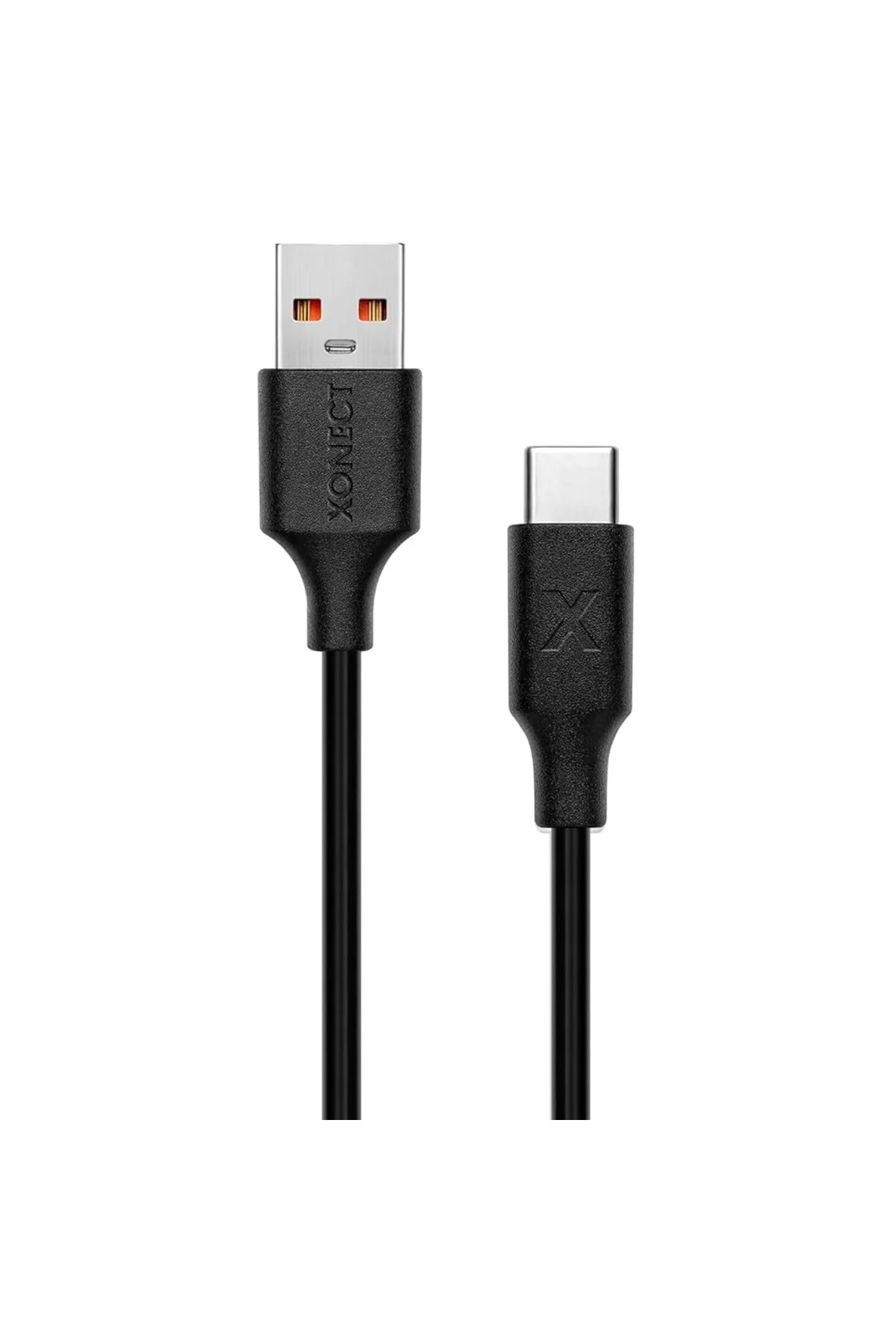 USB to Type-C ile Uyumlu iPhone ve Samsung ile Uyumlu Hızlı Şarj ve Data Kablosu 100 cm (Siyah)