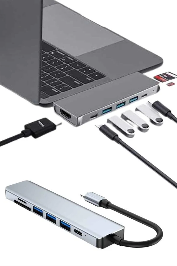 Usb Type-c Hub Dönüştürücü Çevirici Çoklayıcı Macbook Çevirici 8 Portlu Fiyatı, Yorumları ve Özellikleri