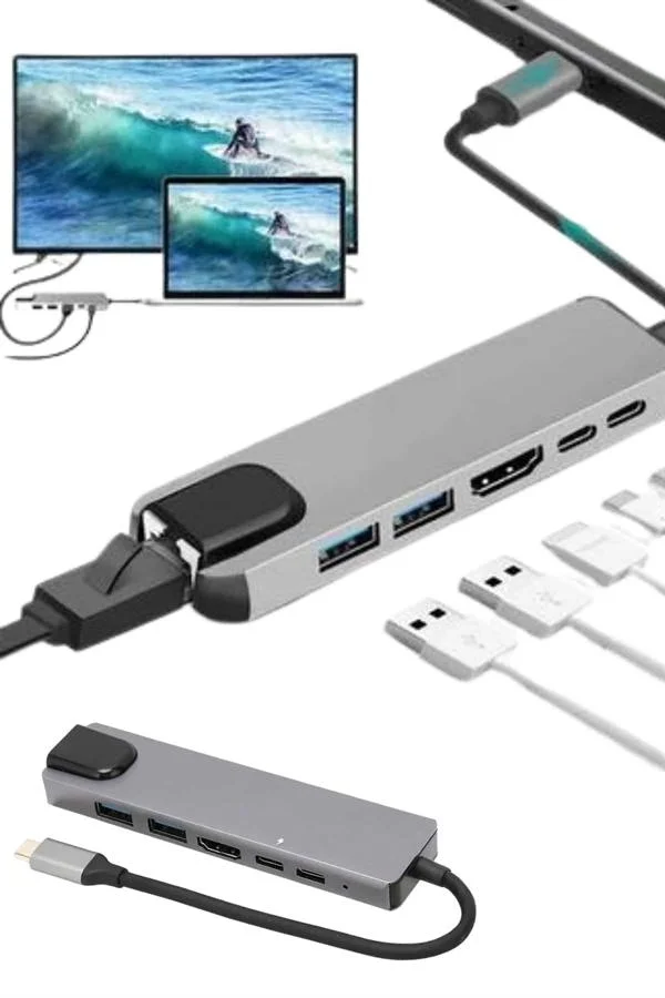 Usb Type-c Hub Dönüştürücü Çevirici Çoklayıcı Macbook Çevirici 8 Portlu Fiyatı, Yorumları ve Özellikleri