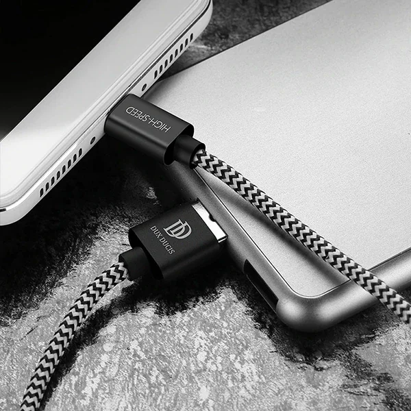 USB Type C Kopmaz Yırtılmaz Kablo 1m Hızlı Şarj 2.1A
