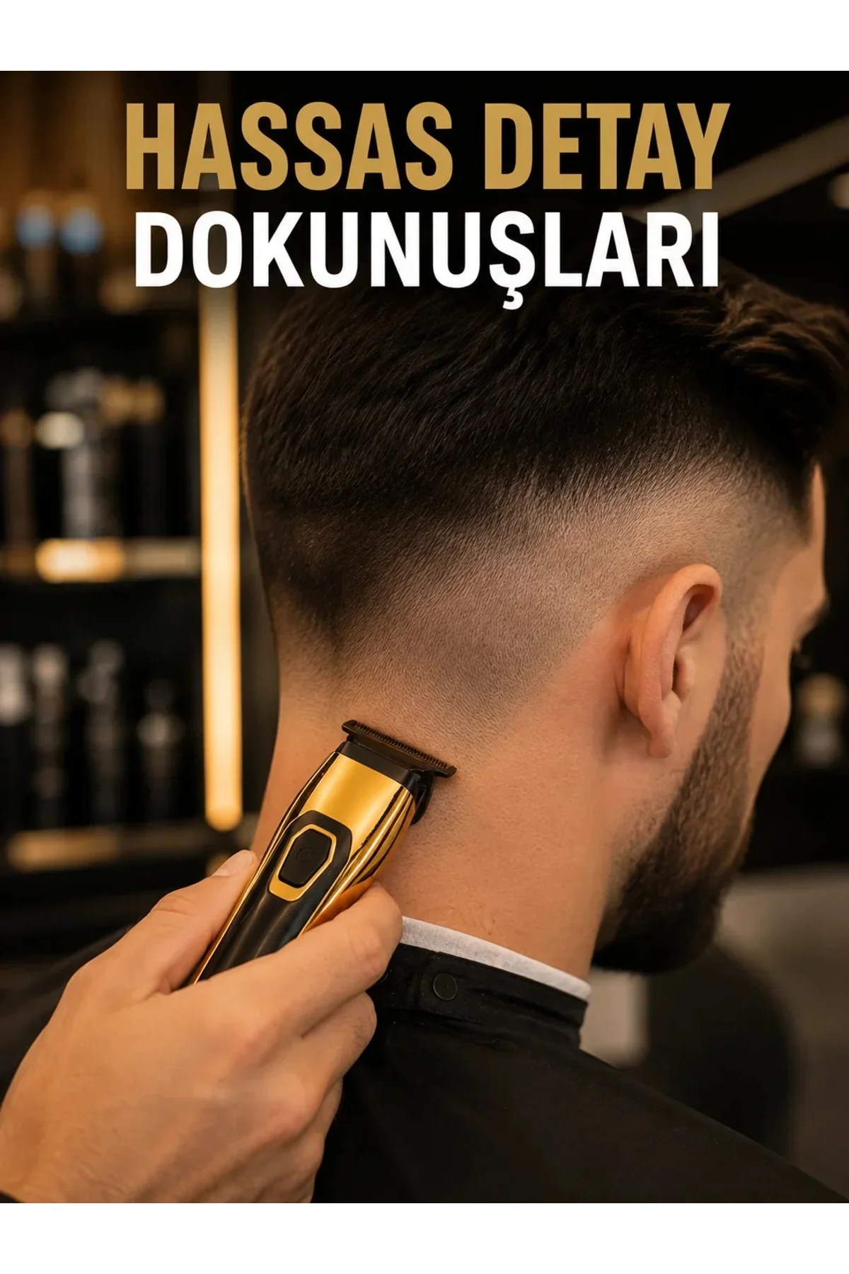 USB Type-C Şarjlı Çok Fonksiyonlu Saç ve Sakal Düzeltme Makinesi