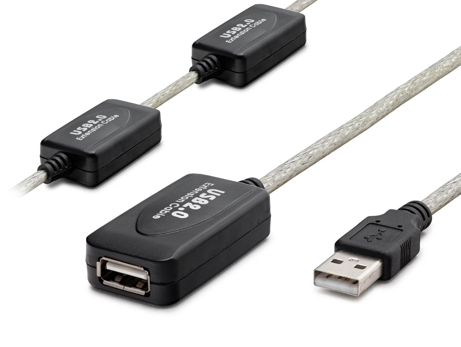 Usb Uzatma Kablosu 25 M - Silver Siyah HDX7546 Usb Uzatma Kablosu 25 M - Silver Siyah HDX7546