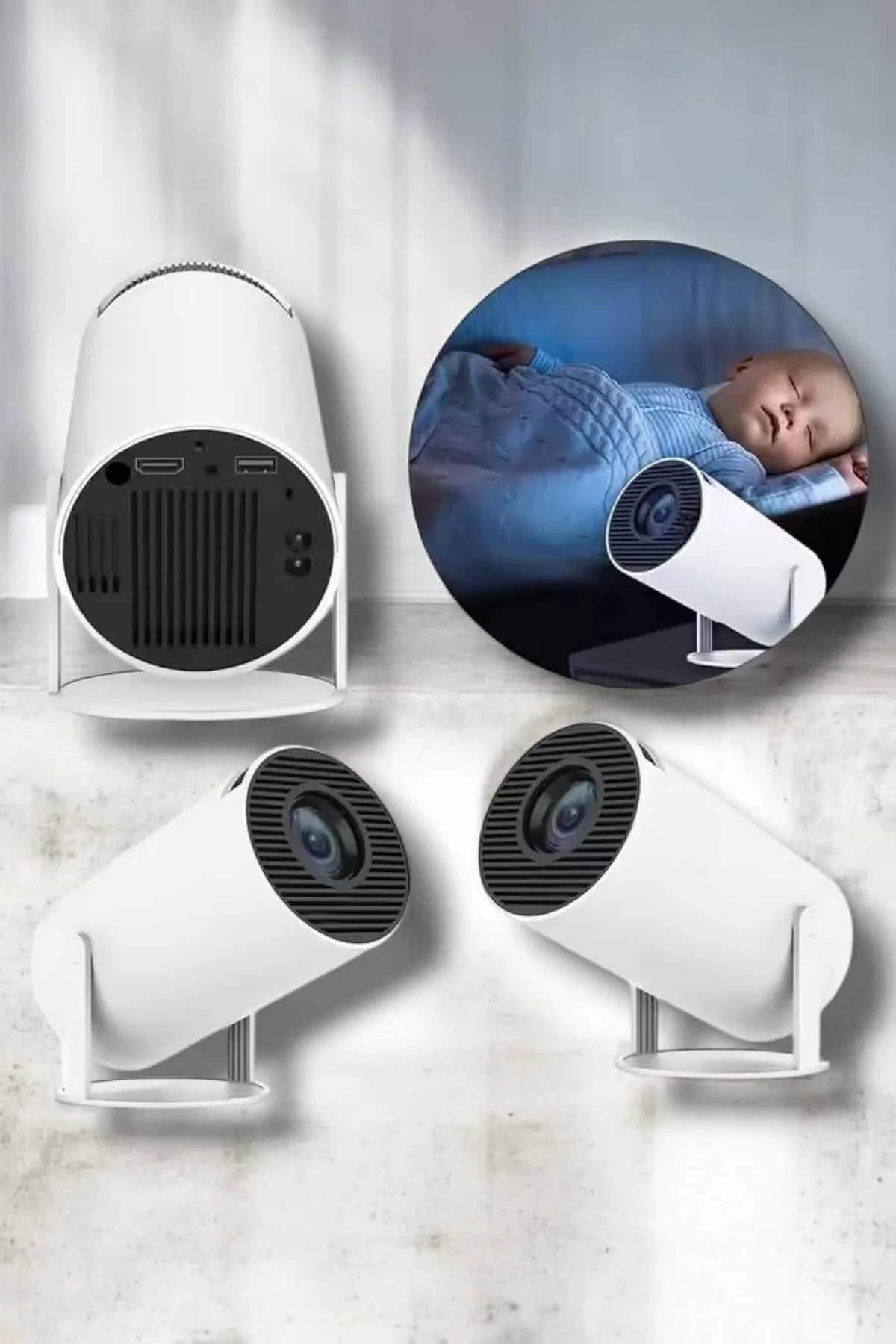 USB ve Kablosuz Bağlantı Özellikli 5000 Saat Ampul Ömürlü Projeks