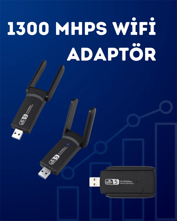 USB WiFi Adaptör – 1200 Mbps Hız Fiyatı, Yorumları ve Özellikleri
