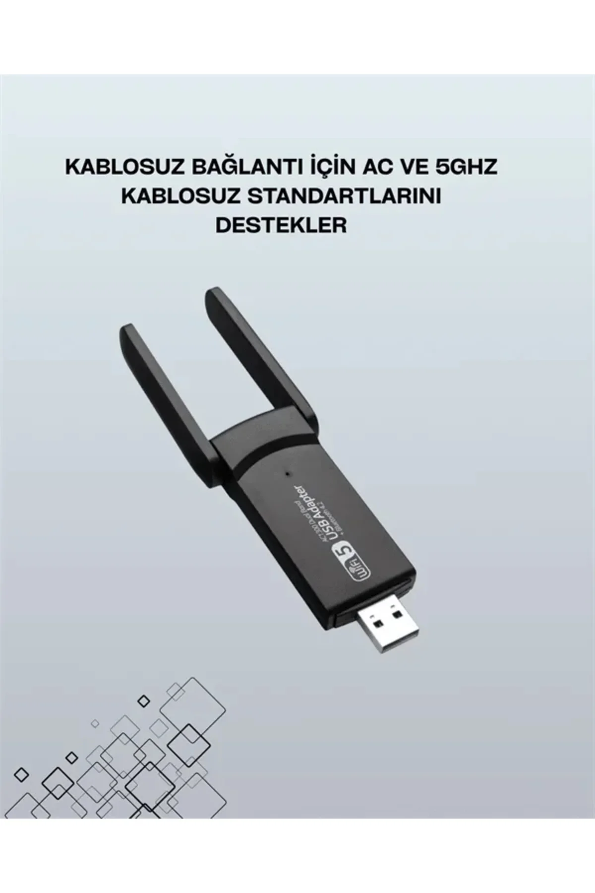 USB WiFi Adaptör – 1200 Mbps Hız USB WiFi Adaptör – 1200 Mbps Hız
