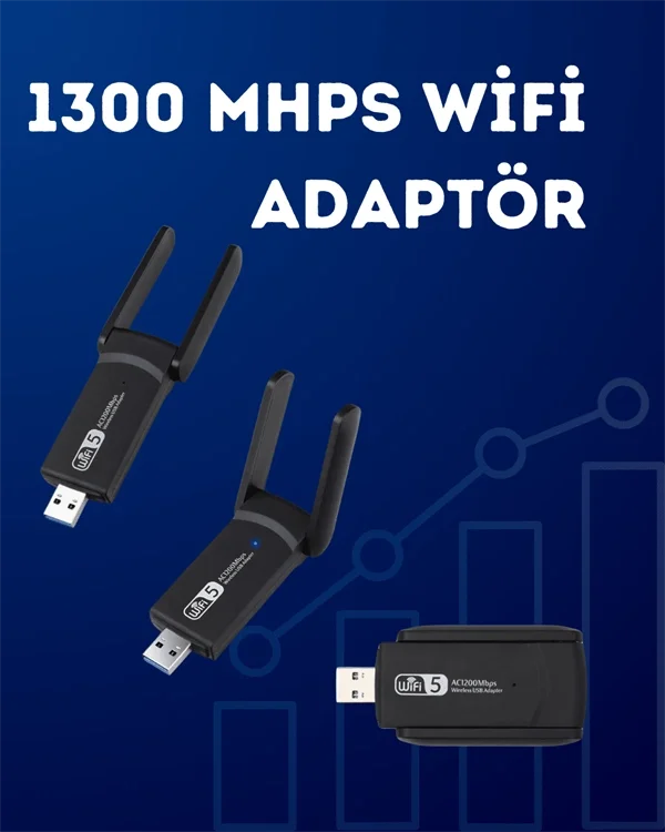 USB WiFi Adaptör – 1200 Mbps Hız Fiyatı, Yorumları ve Özellikleri