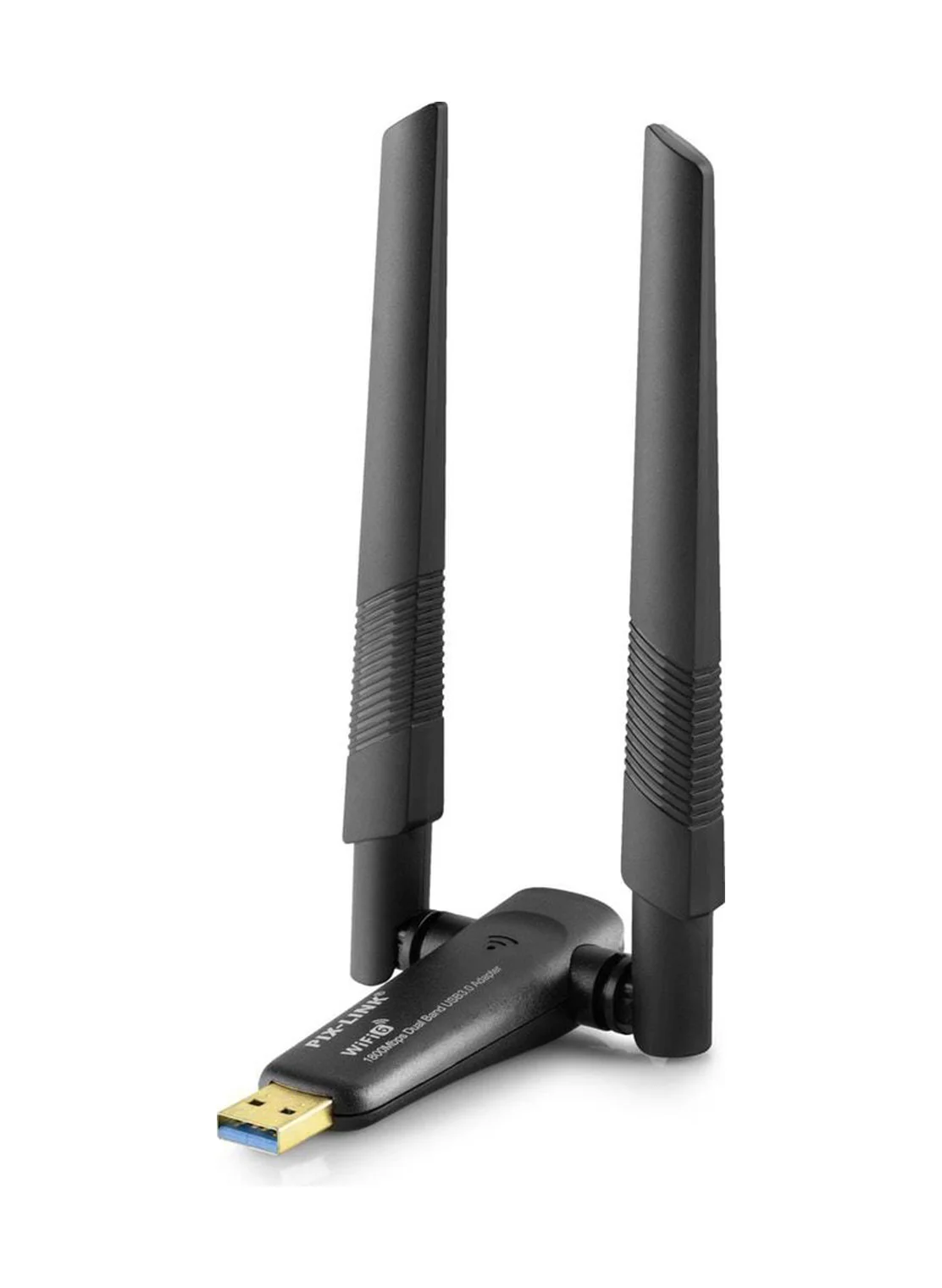 Usb Wıfı Adaptor 2.4ghz&amp 5ghz Aıc8832bu Ax1800 Wifi6 1200mbps Siyah Uax06
