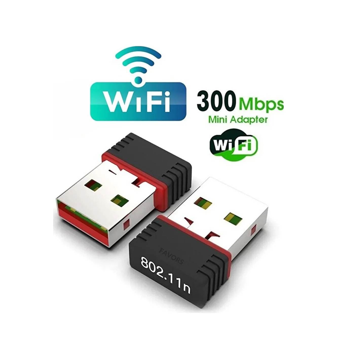 Usb Wifi Adaptörü Kablosuz Wifi İnternet Alıcı Ağ Kartı Masaüstü Bilgisayar Pc 300 Mbps 802.11n Fiyatı, Yorumları ve Özellikleri