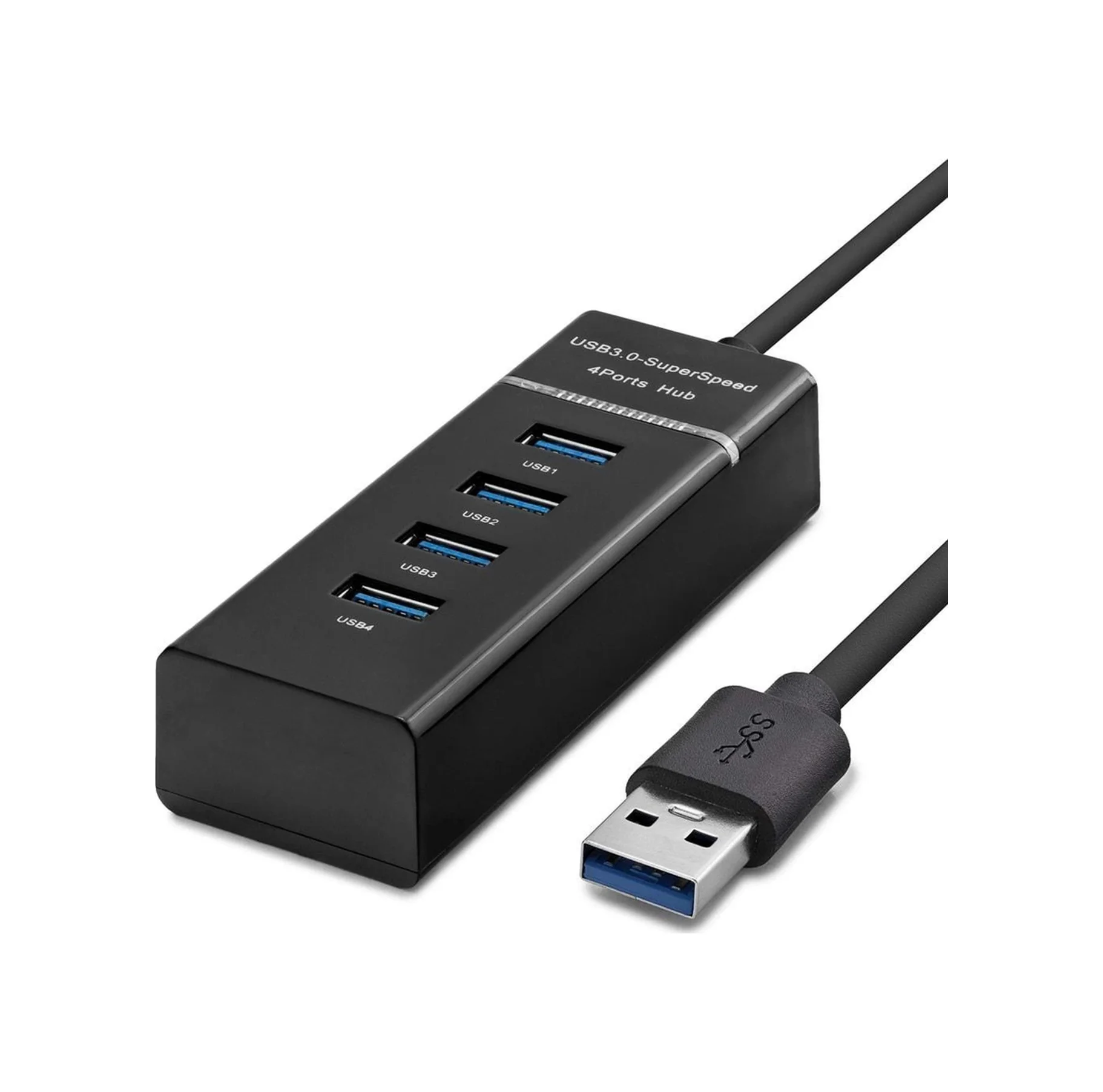 Usb3.0 Hub 3 Usb + Usb3.0 30cm Siyah Hdx7017