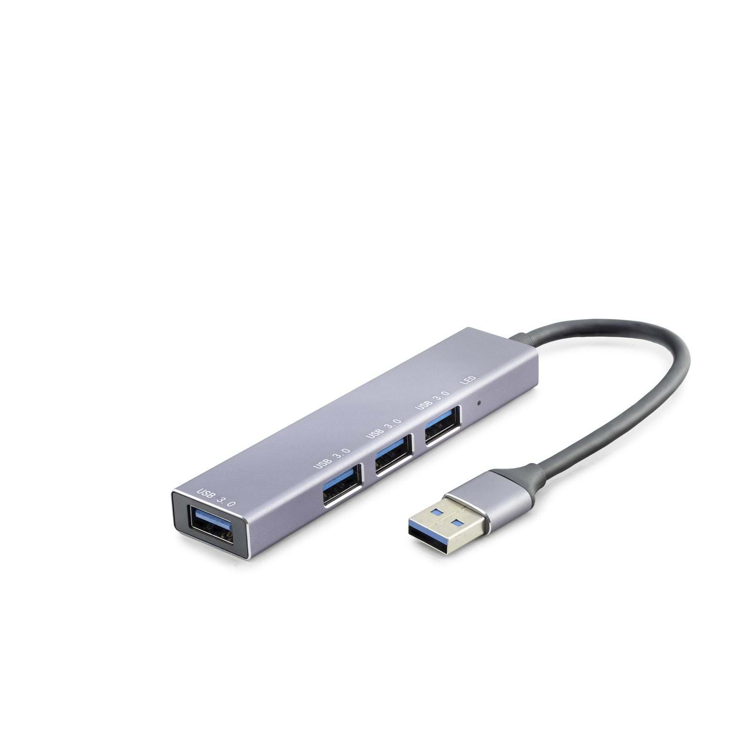 Usb3.0 Hub 4*Usb3.0 Gri HDX7042