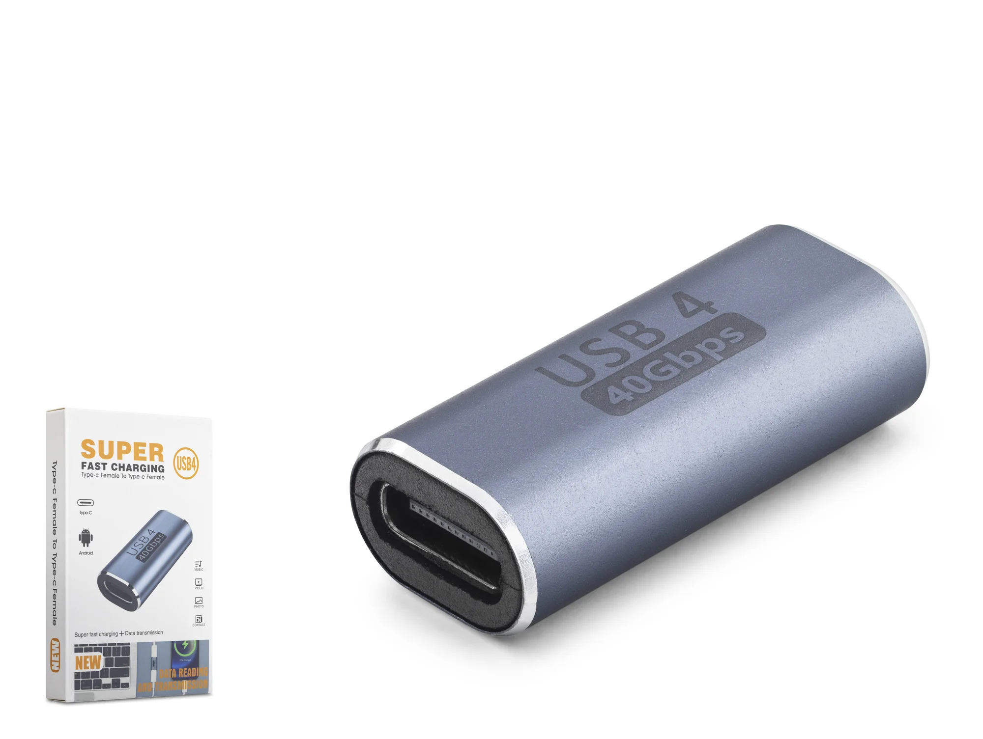 USB4 Type-c Dişi Dişi Birleştirici Adaptör 40 Gbps HDX1086