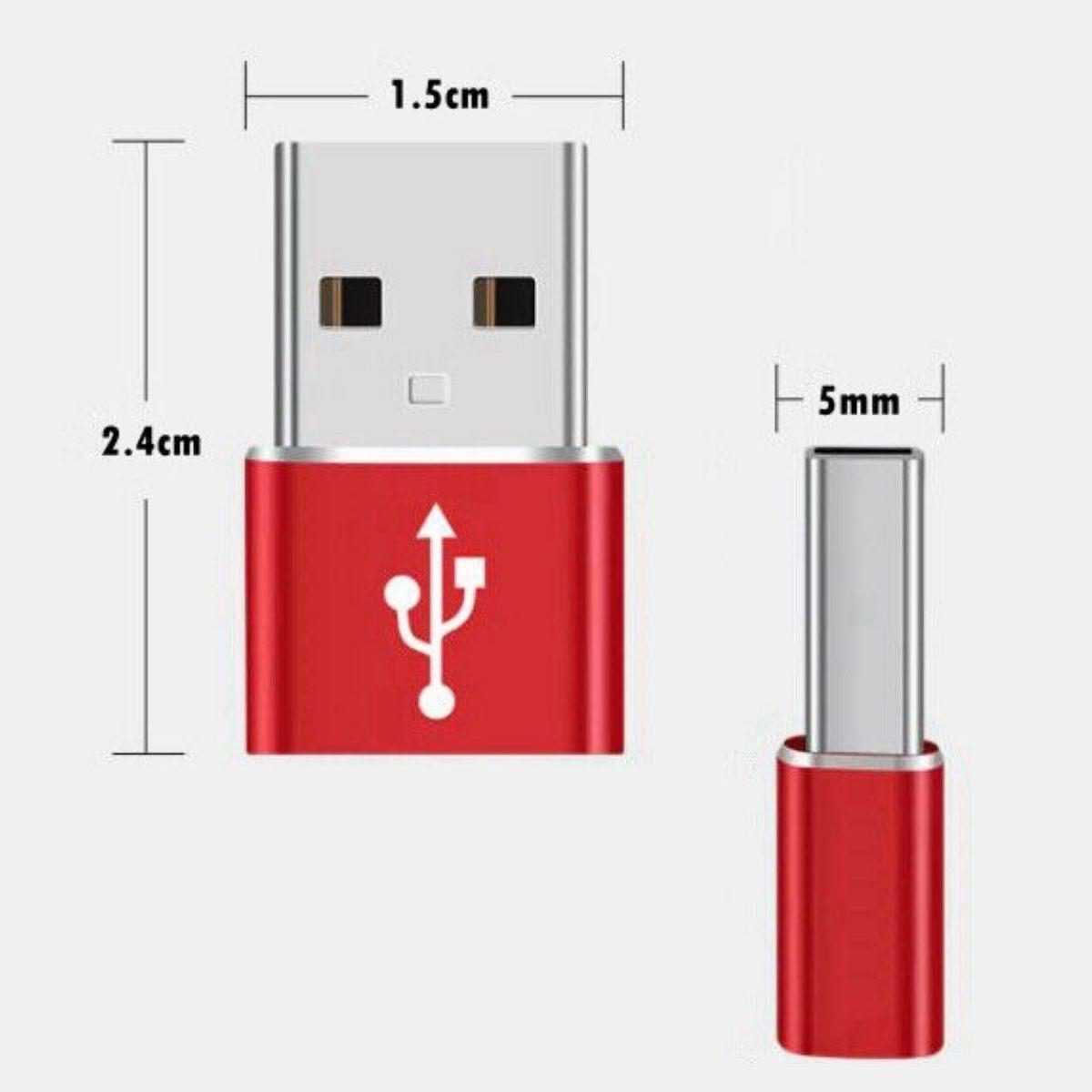 USB'den TYPE-C 'ye Dönüştürücü Adaptör Veri Aktar USB'den TYPE-C 'ye Dönüştürücü Adaptör Veri Aktar