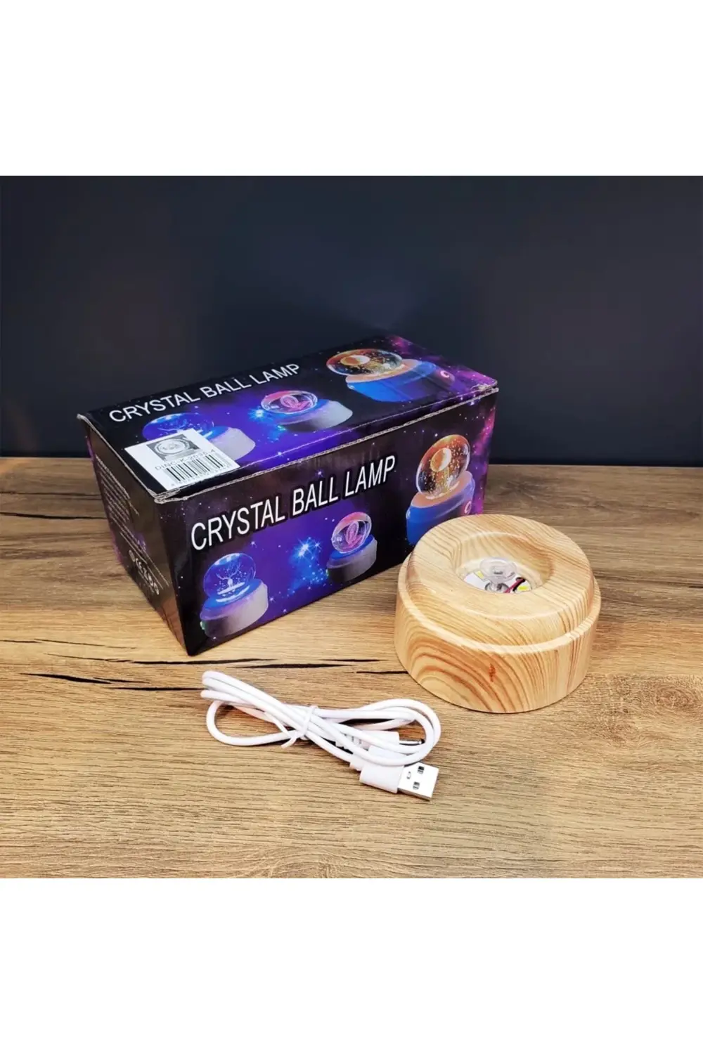 Usb'li Yonca Tasarımlı Dönen Cam Küre