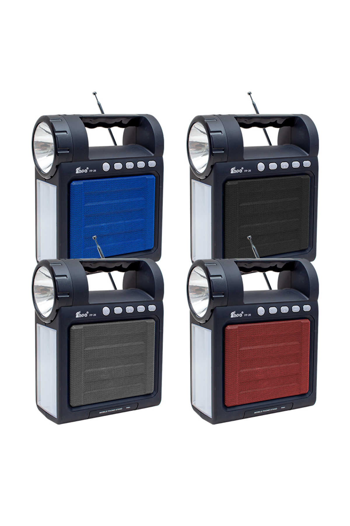 USB/SD/FM/BLUETOOTH DESTEKLİ FENERLİ TAŞINABİLİR HOPARLÖR FP-26 (