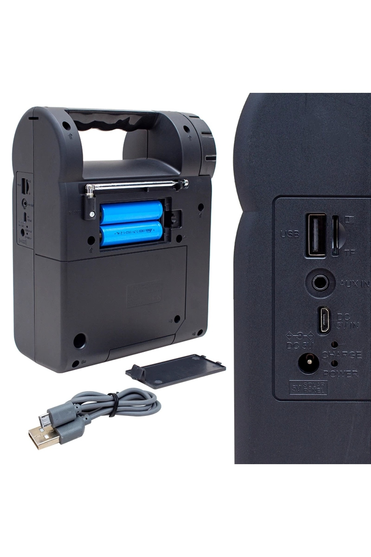 USB/SD/FM/BLUETOOTH DESTEKLİ FENERLİ TAŞINABİLİR HOPARLÖR FP-26 (