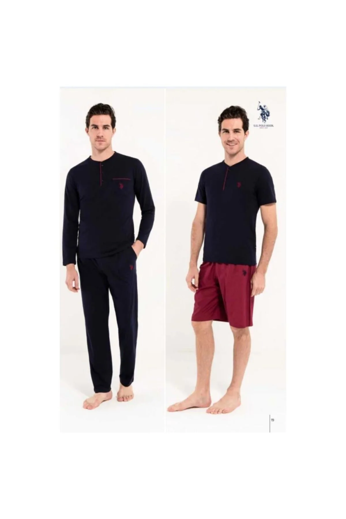 U.s.polo Assn 12000 5'li Yeni Sezon Erkek Penye Damat Çeyiz Seti