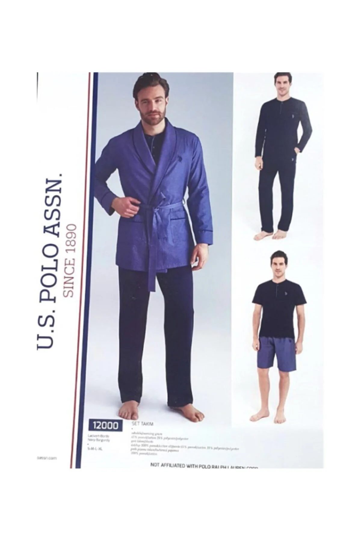 U.s.polo Assn 12000 5'li Yeni Sezon Erkek Penye Damat Çeyiz Seti
