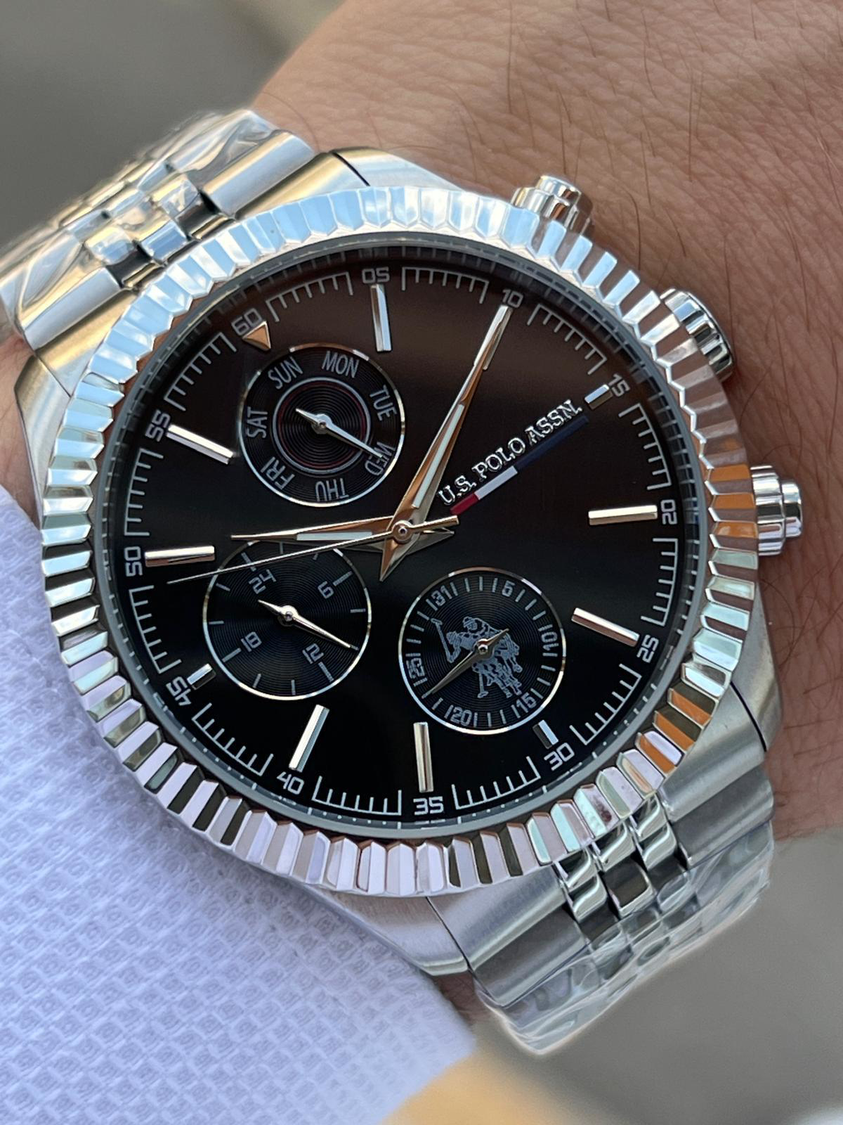 U.S.POLO ASSN Çelik Kordon İç Fonksiyonları Aktif 5 Atm Suya Daya U.S.POLO ASSN Çelik Kordon İç Fonksiyonları Aktif 5 Atm Suya Daya