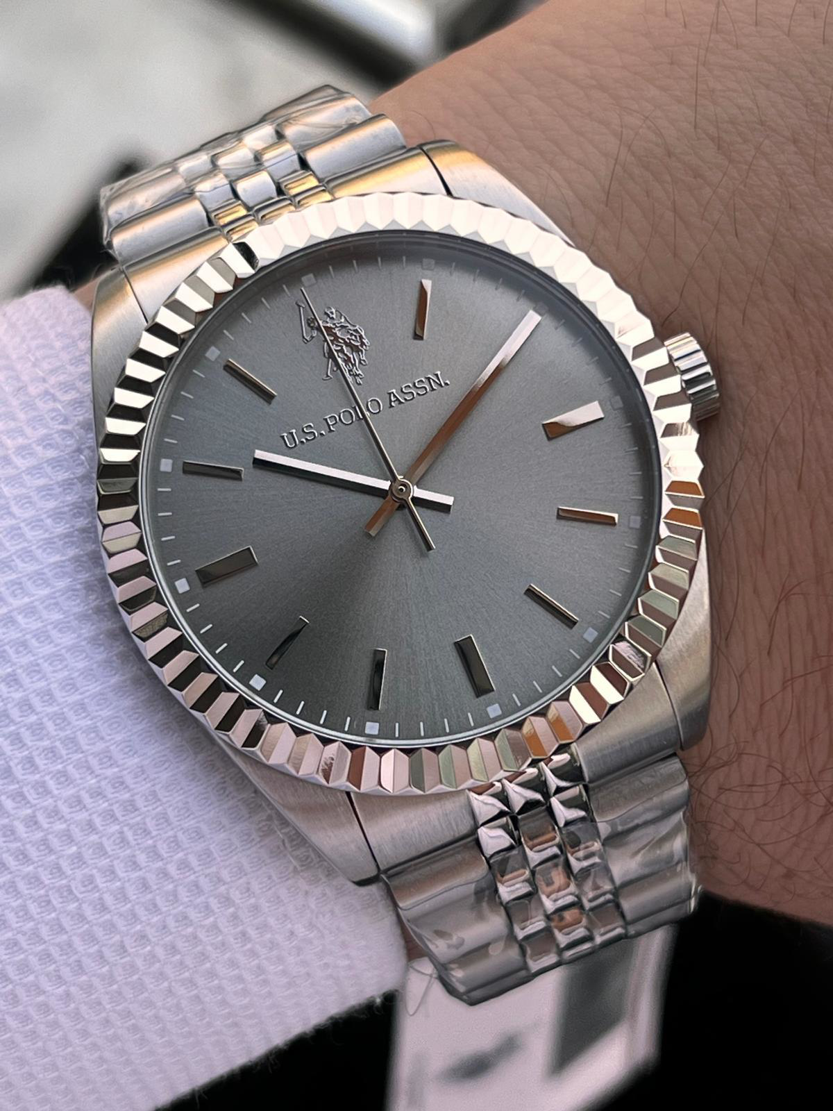 U.S.Polo Assn Çelik Kasa Ve Kordon 2 Yıl Garantili 5 Atm Suya Day