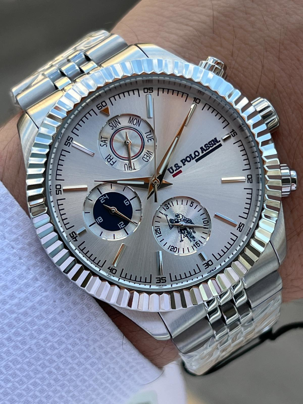 U.S.POLO ASSN Çelik Kordon İç Fonksiyonları Aktif 5 Atm Suya Daya