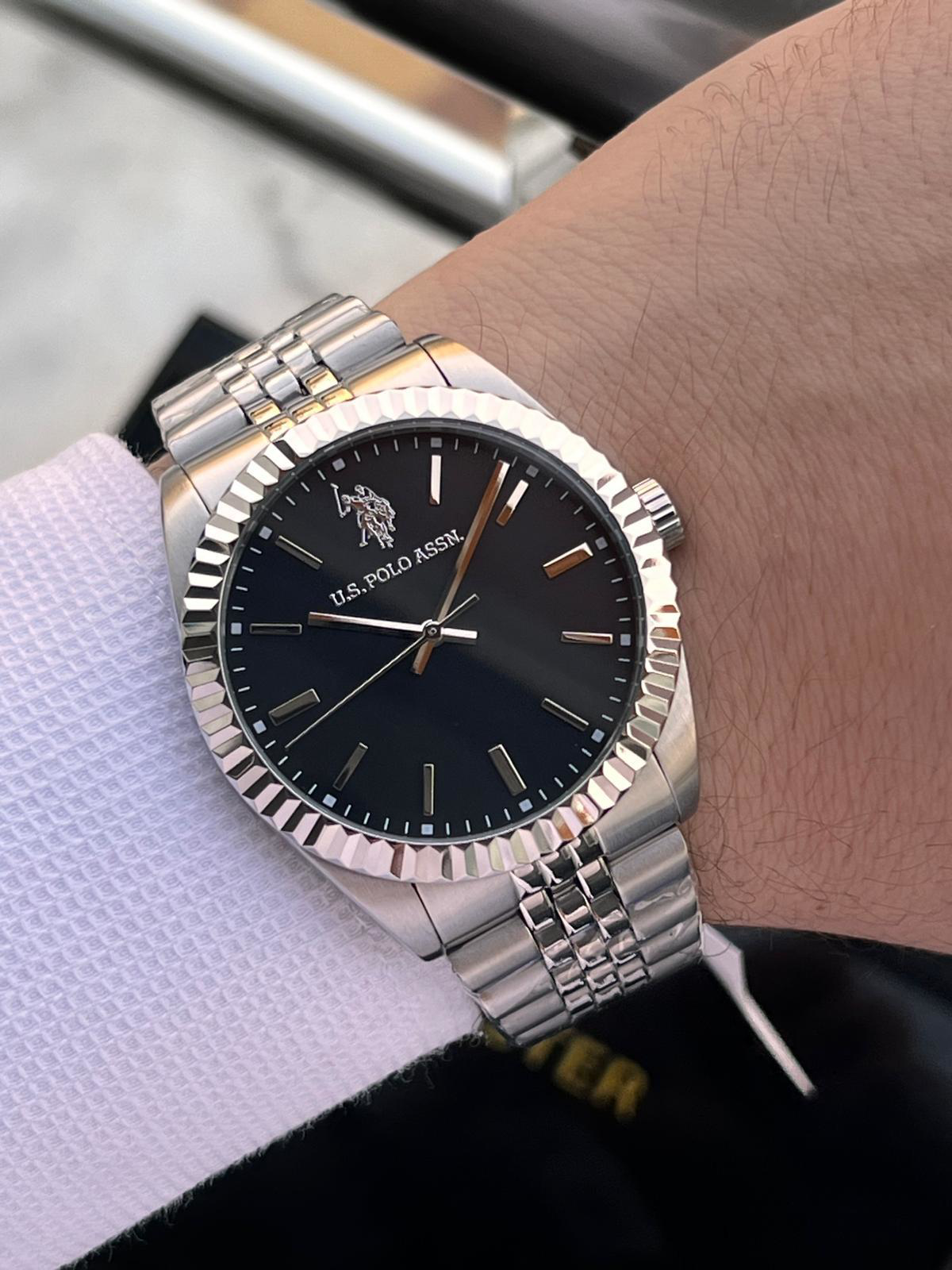 U.S.Polo Assn Çelik Kasa Ve Kordon 2 Yıl Garantili 5 Atm Suya Day