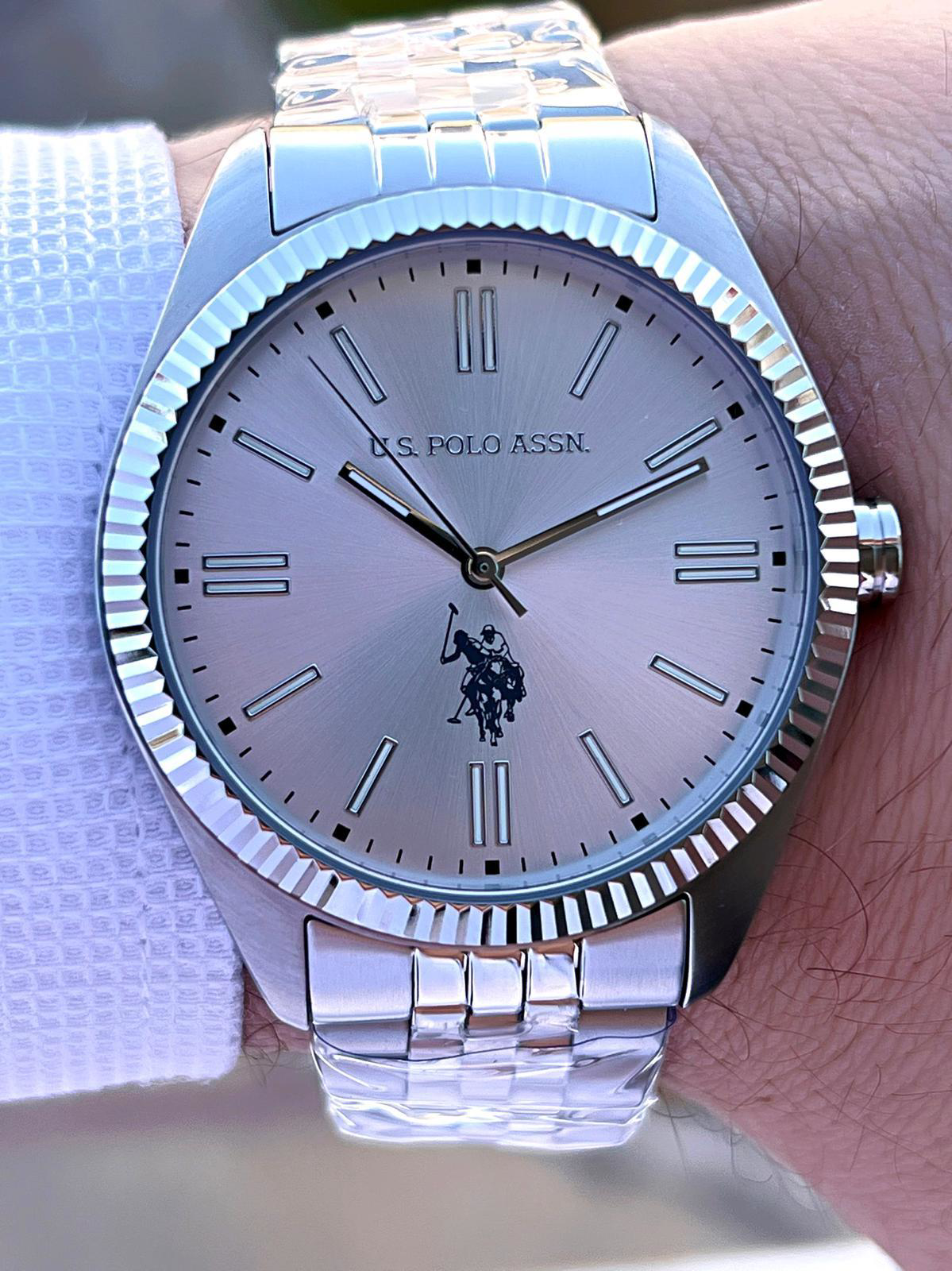 U.S.Polo Assn Çelik Kasa Ve Kordon 2 Yıl Garantili 3 Atm Suya Day