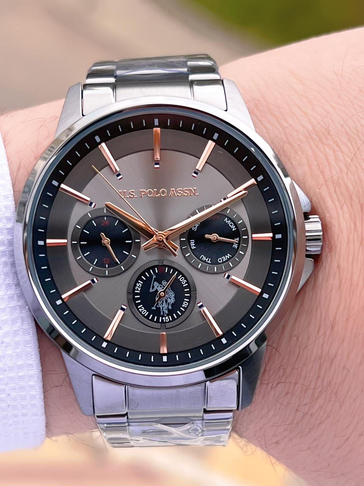 U.S.Polo Assn Çelik Kordon İç Fonksiyonları Aktif 5 Atm Suya Daya