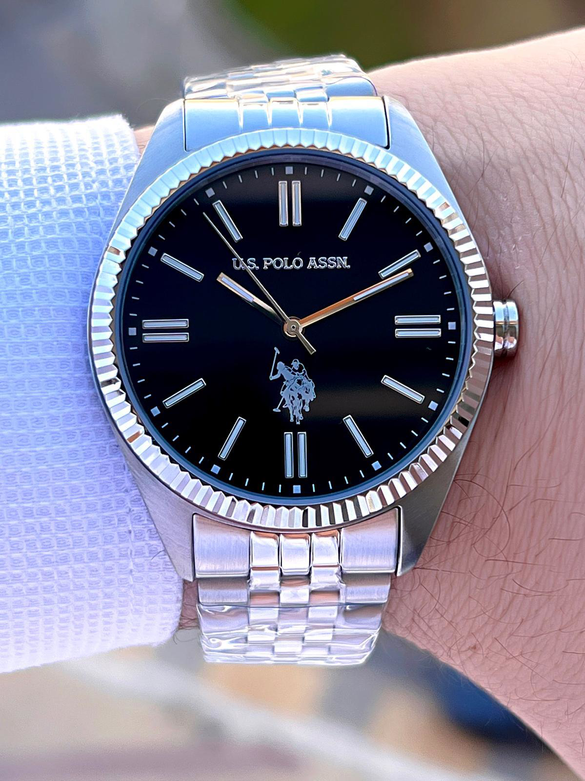 U.S.Polo Assn Çelik Kasa Ve Kordon 2 Yıl Garantili 3 Atm Suya Day